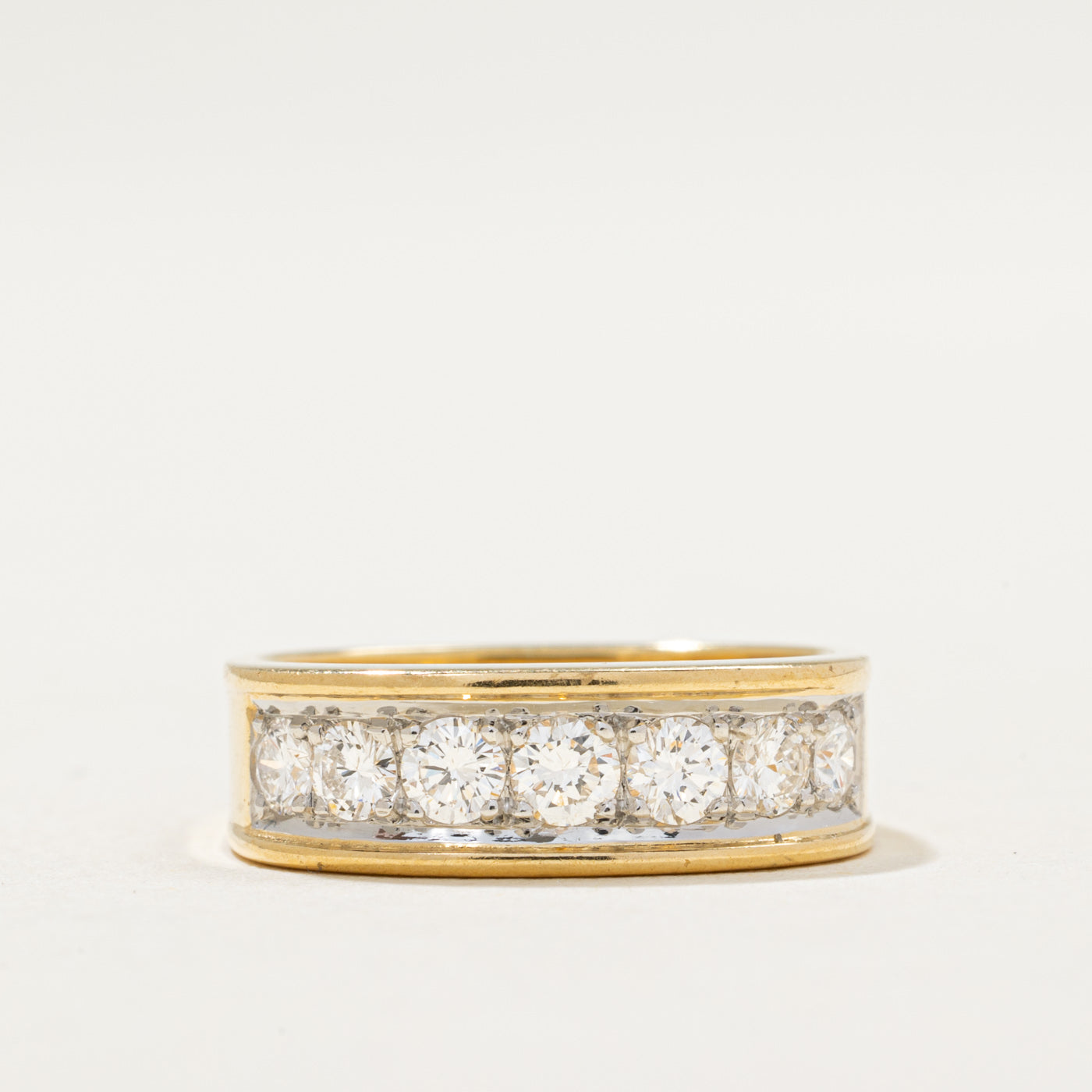 'Cavelti' Seven Stone Diamond Band | 0.59ctw | SZ 4.75