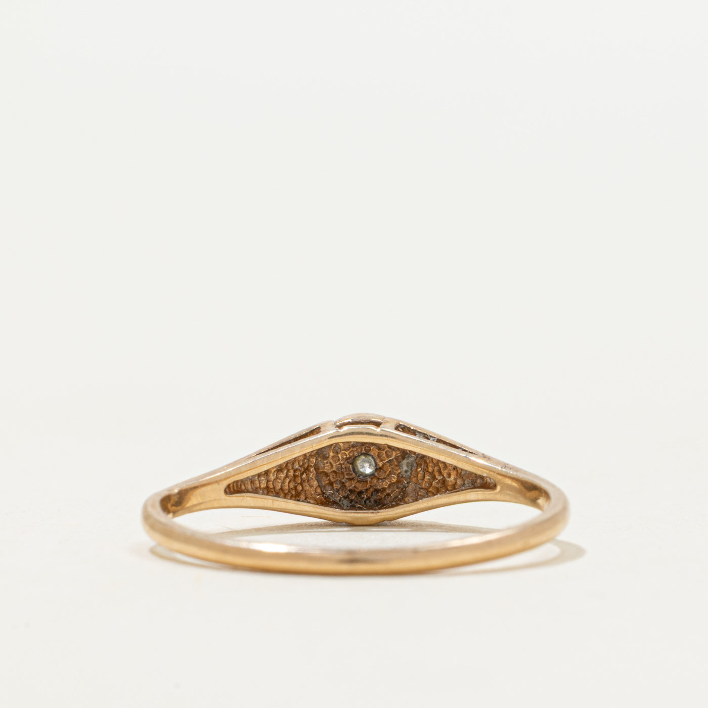 Star Set Diamond Tapered Ring | 0.005ct | SZ 5.25