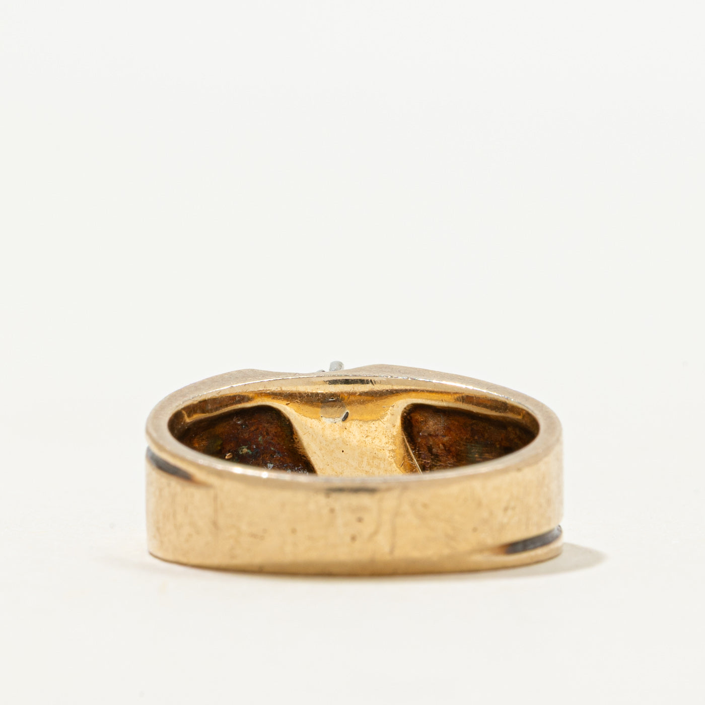 Diagonal Set Diamond Band | 0.03ctw | SZ 4.5