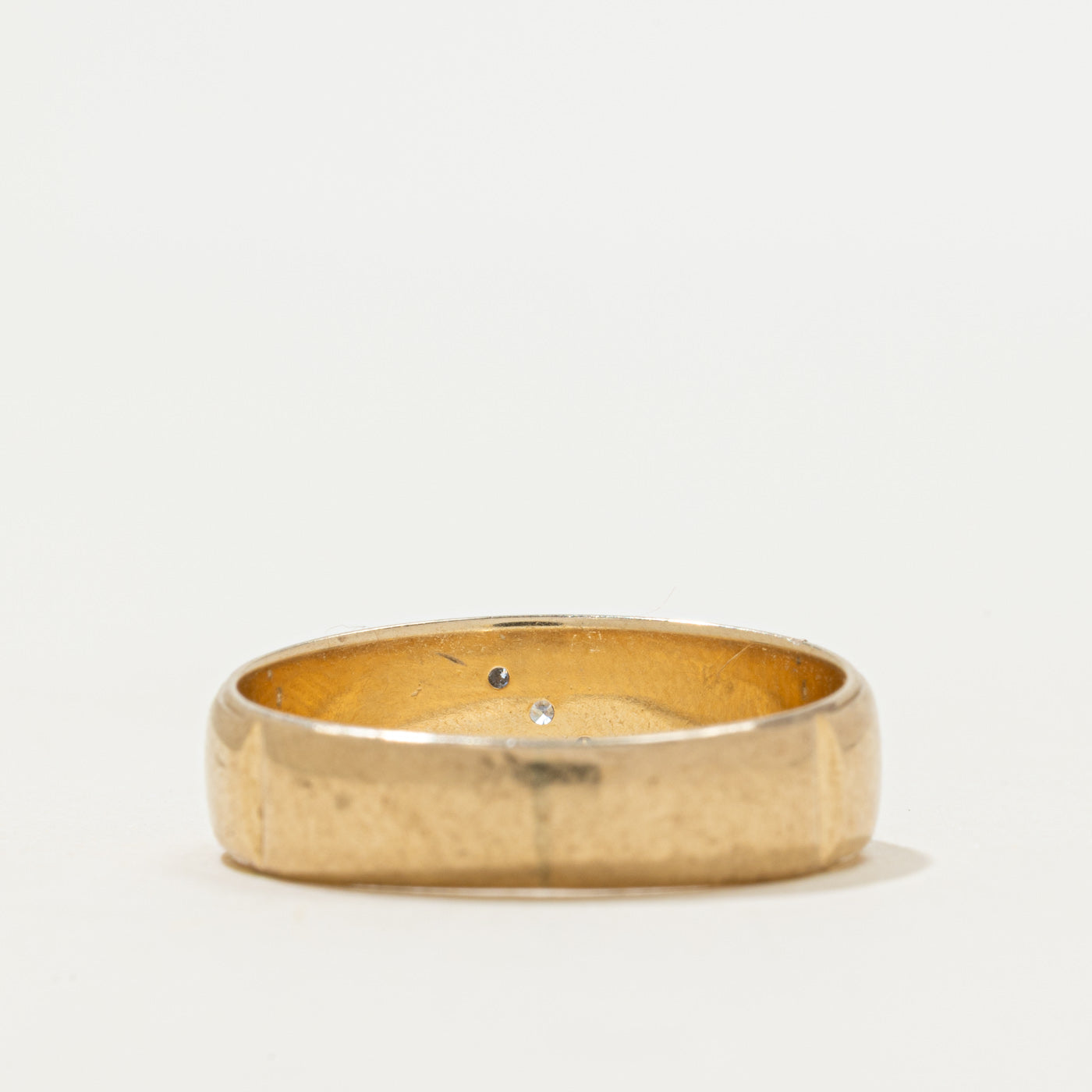 'Birks' Diamond Engraved Band | 0.02ctw | SZ 9.25