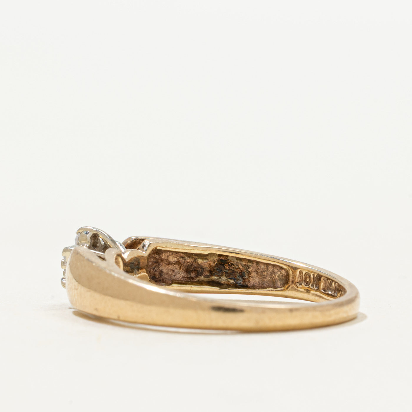 'Birks' Diamond Petal Cluster Ring | 0.05ctw | SZ 5.25
