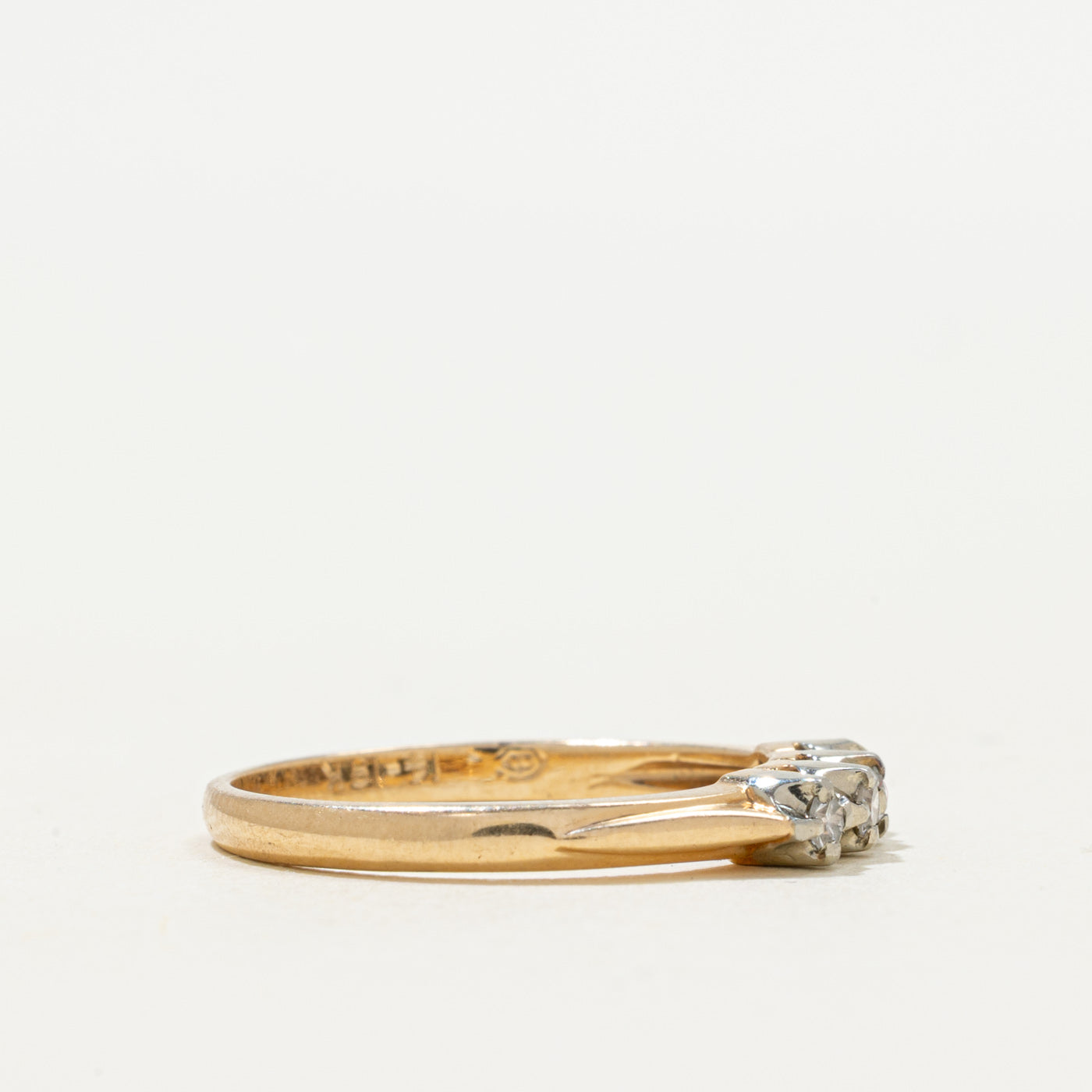 Four Stone Diamond Petite Band | 0.04ctw | SZ 6