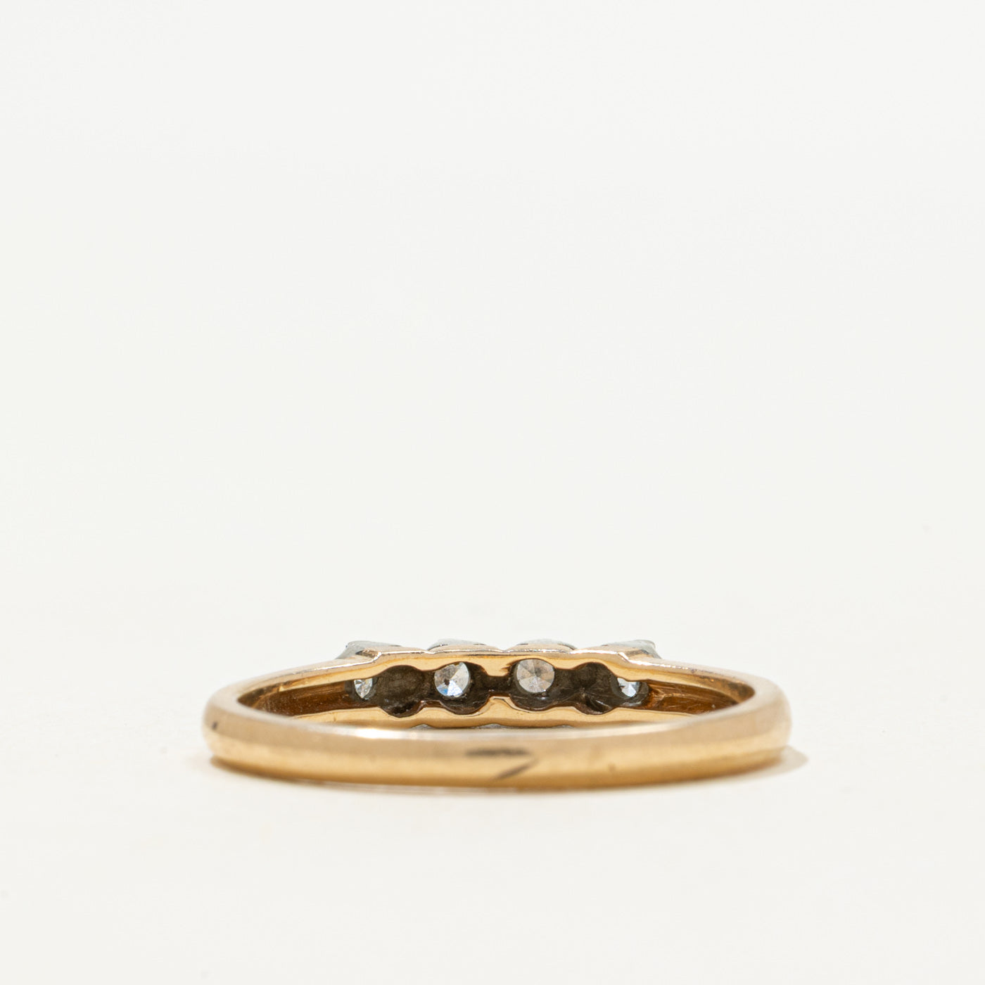 Four Stone Diamond Petite Band | 0.04ctw | SZ 6