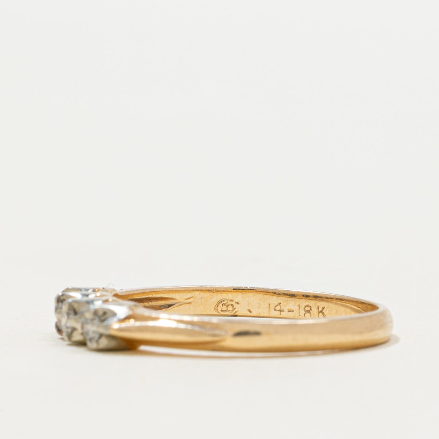 Four Stone Diamond Petite Band | 0.04ctw | SZ 6