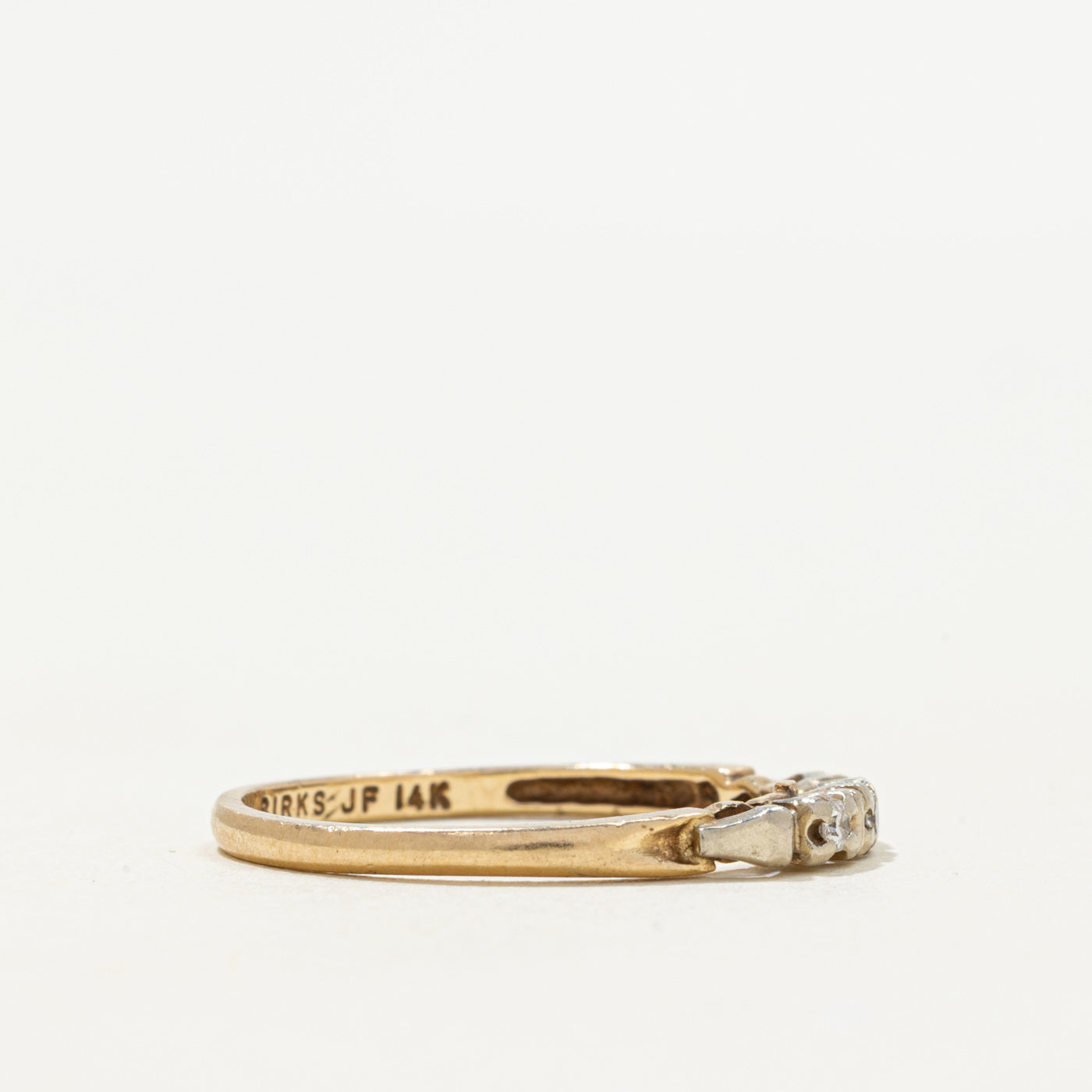 'Birks' Diamond Thin Ring | 0.02ct | SZ 6