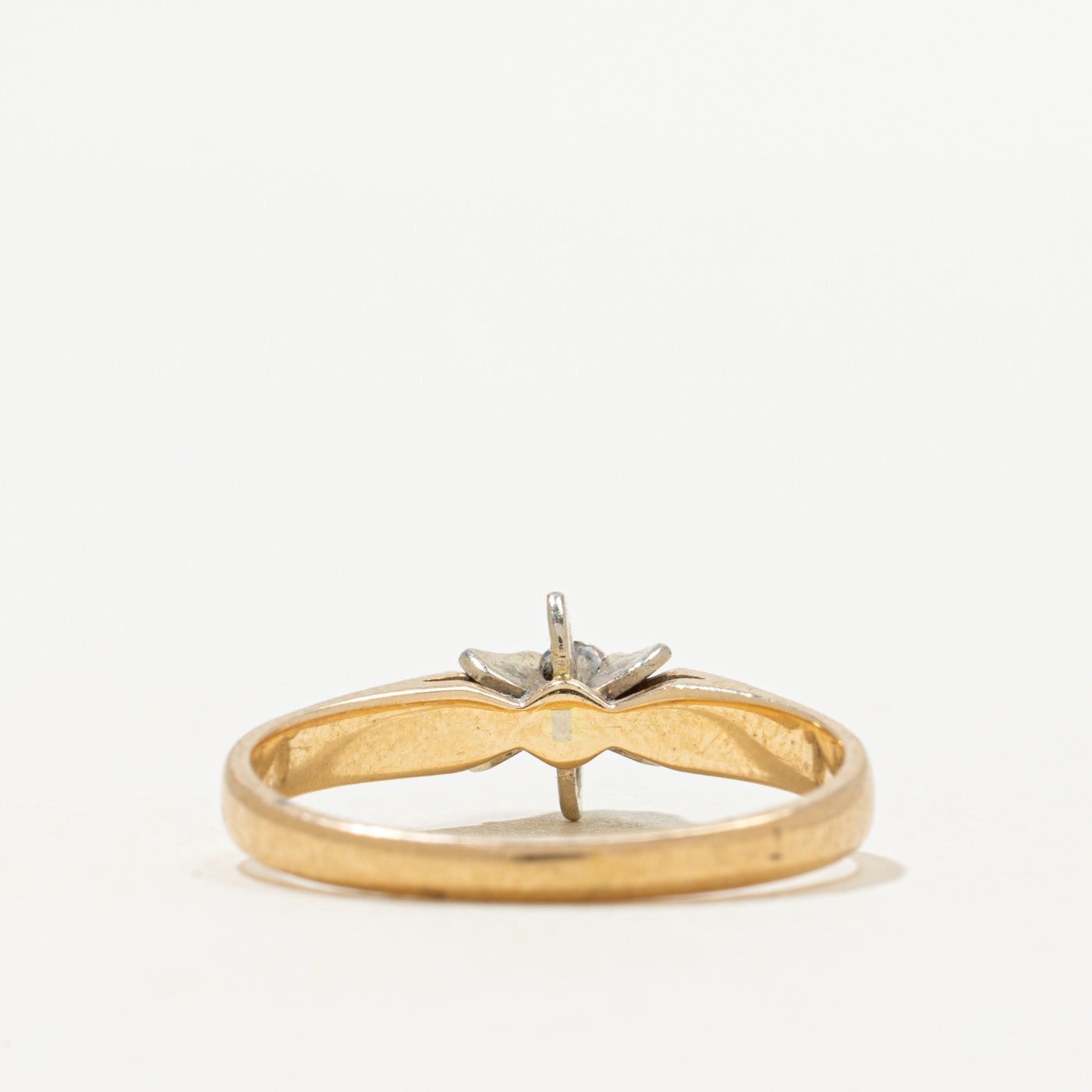 'Birks' Solitaire Diamond Petite Ring | 0.04ct | SZ 6.25