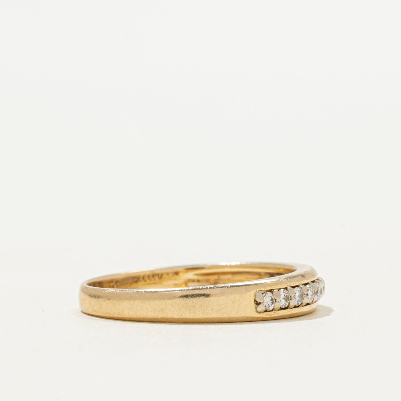 'Birks' Semi-Eternity Diamond Ring | 0.11ctw | SZ 6.75