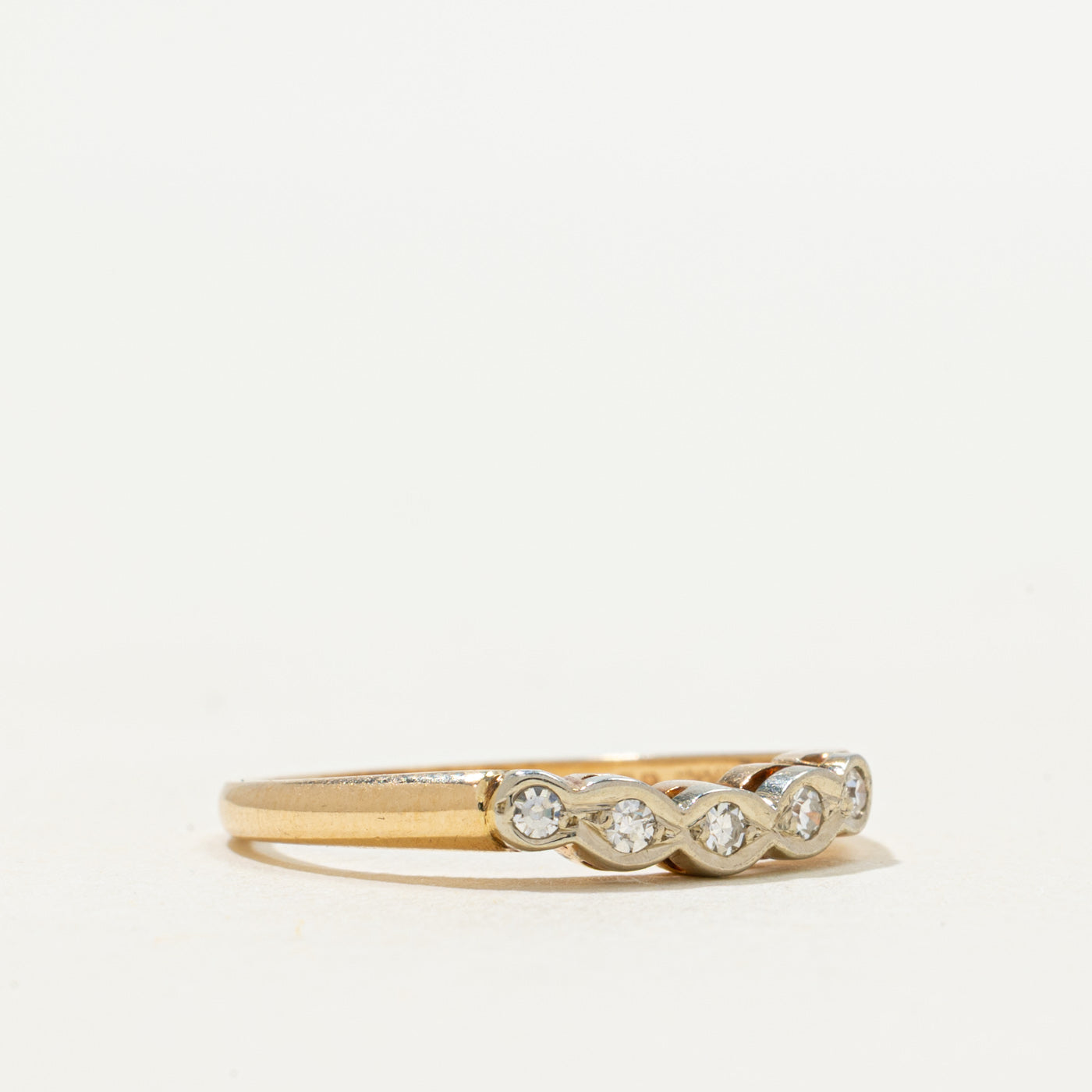'Birks' Diamond Contour Ring | 0.04ctw | SZ 5.5
