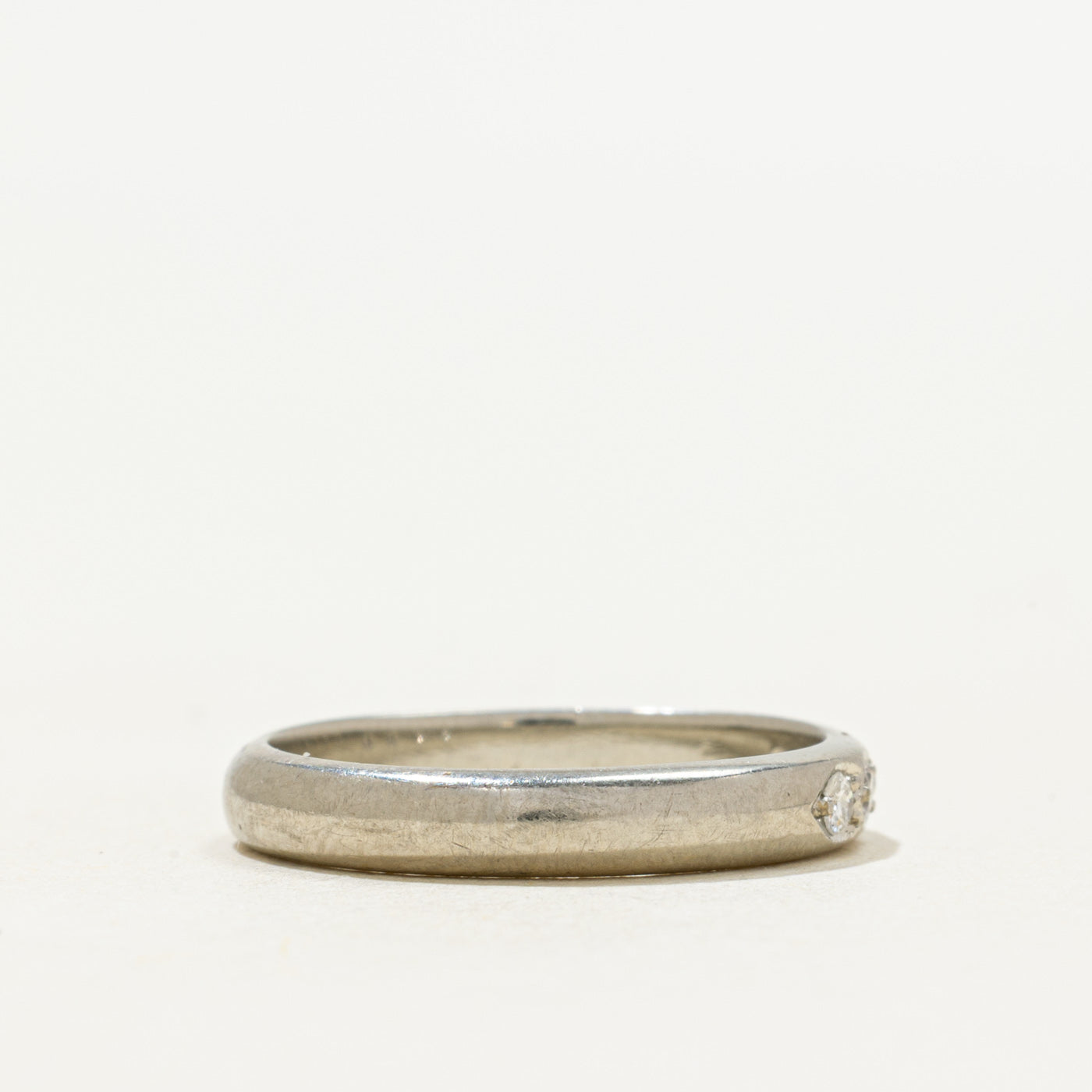 18k Four-Stone Diamond Band | 0.04ctw | 3.10mm | SZ 5.75