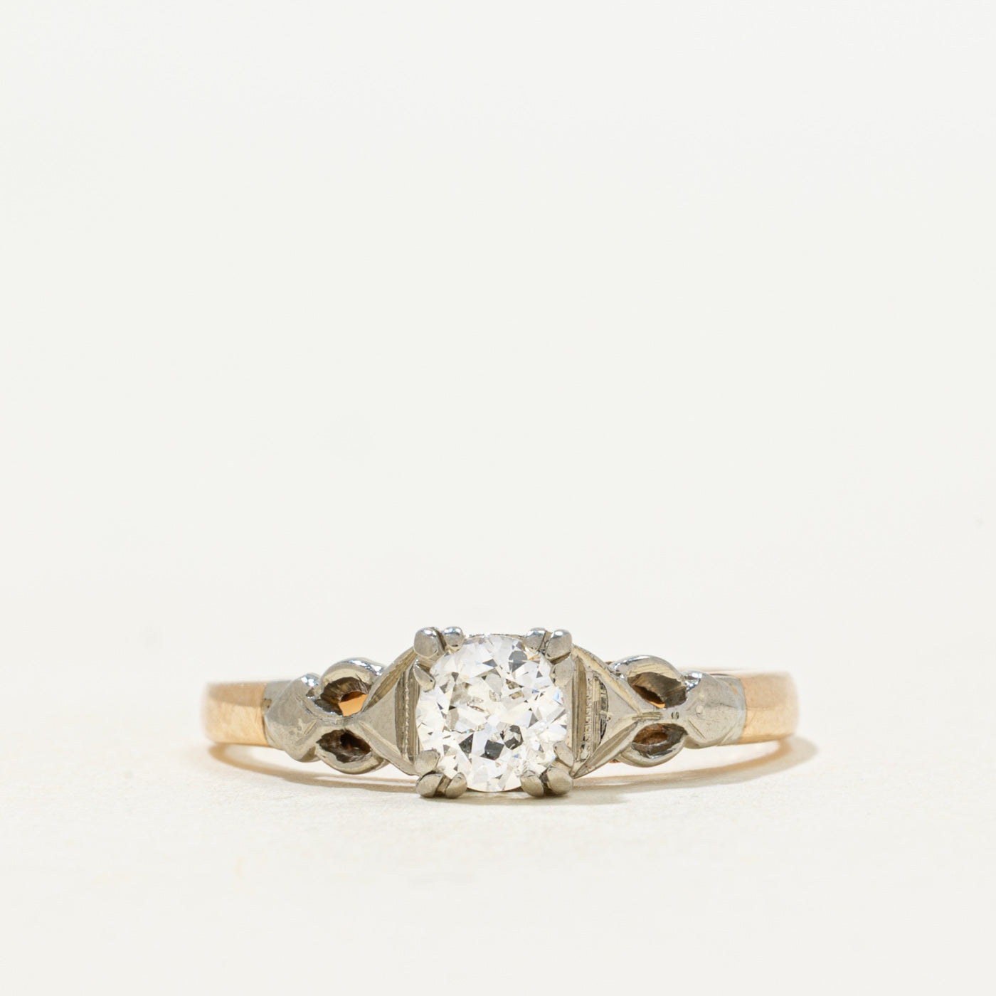 Solitaire Old European Cut Diamond Engagement Ring | 0.30ct | SZ 5.5