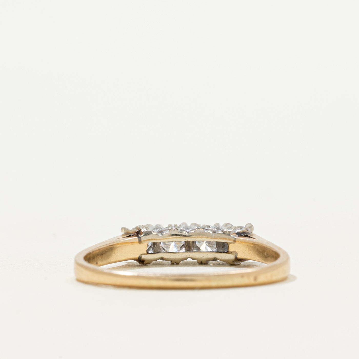 Four-Stone Diamond Thin Ring | 0.31ctw | SZ 7.75