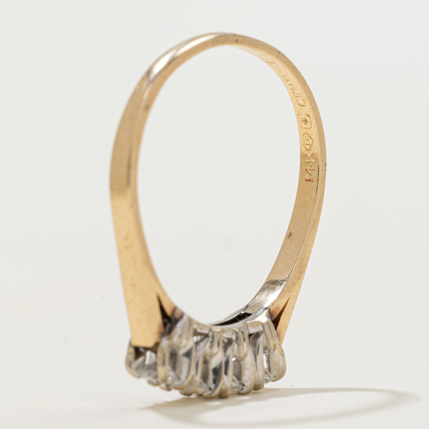 Four-Stone Diamond Thin Ring | 0.31ctw | SZ 7.75