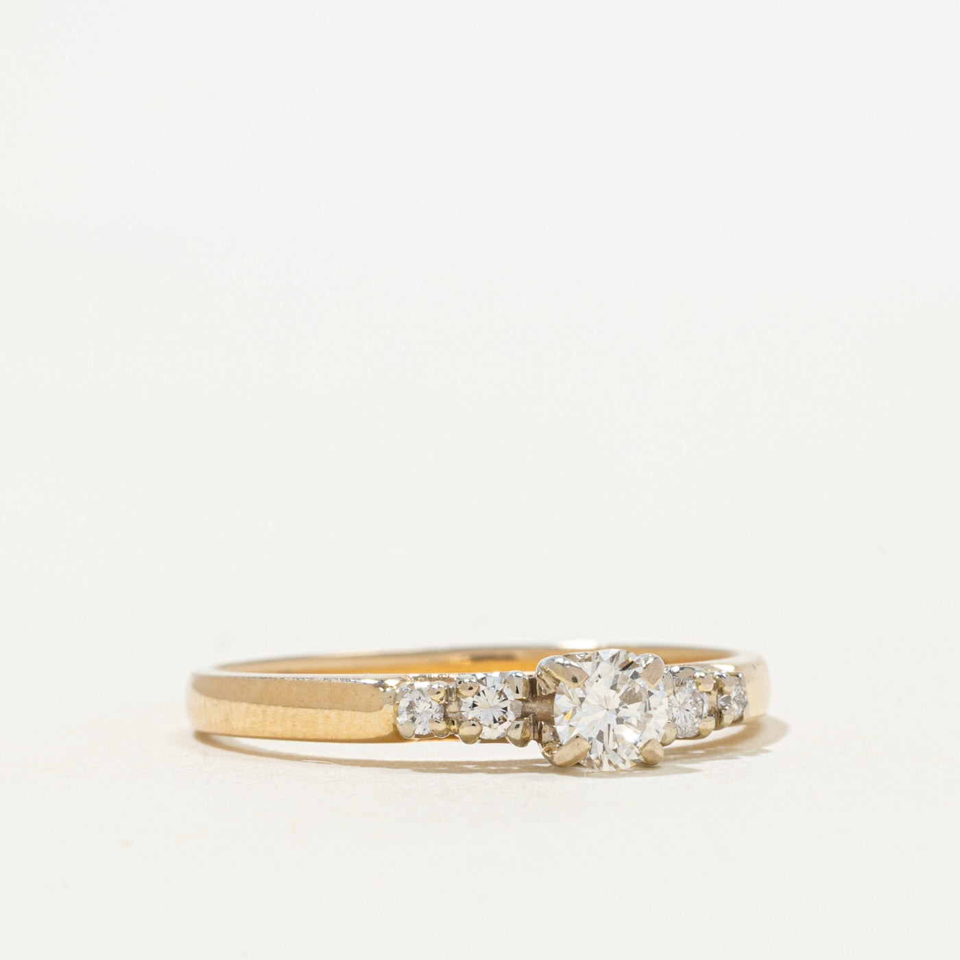 'Birks' Diamond Accented Engagement Ring | 0.42ctw | SZ 9.25
