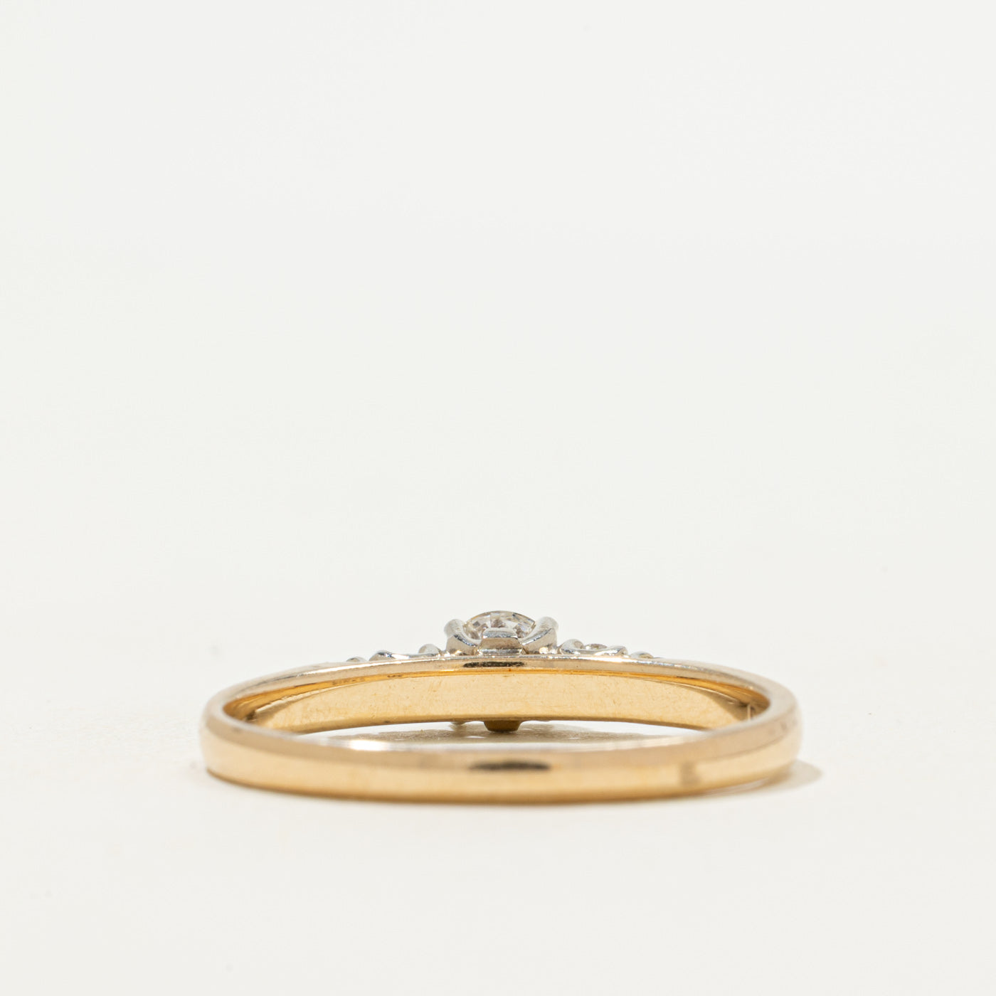 'Birks' Diamond Accented Engagement Ring | 0.42ctw | SZ 9.25