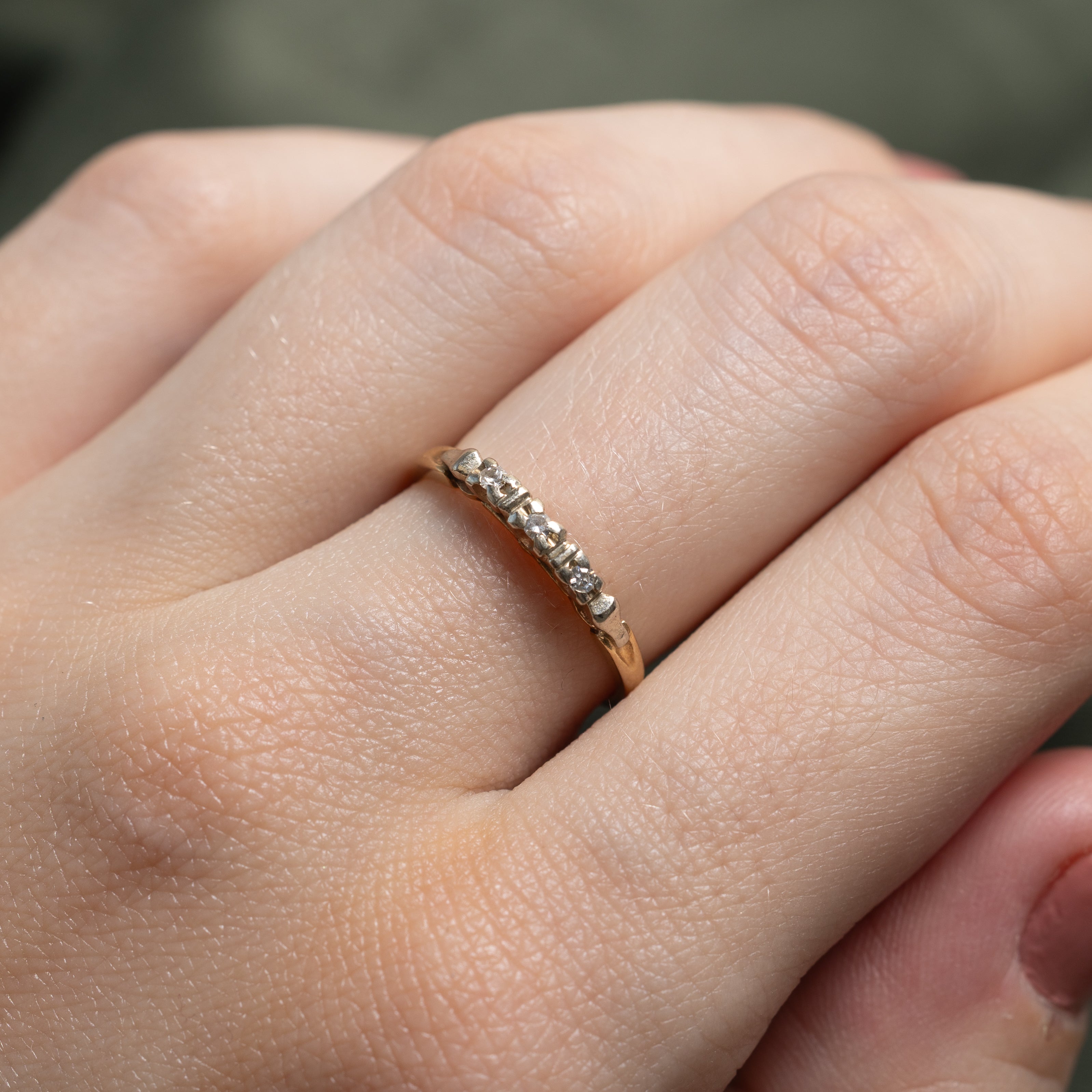 'Birks' Diamond Thin Ring | 0.02ct | SZ 6