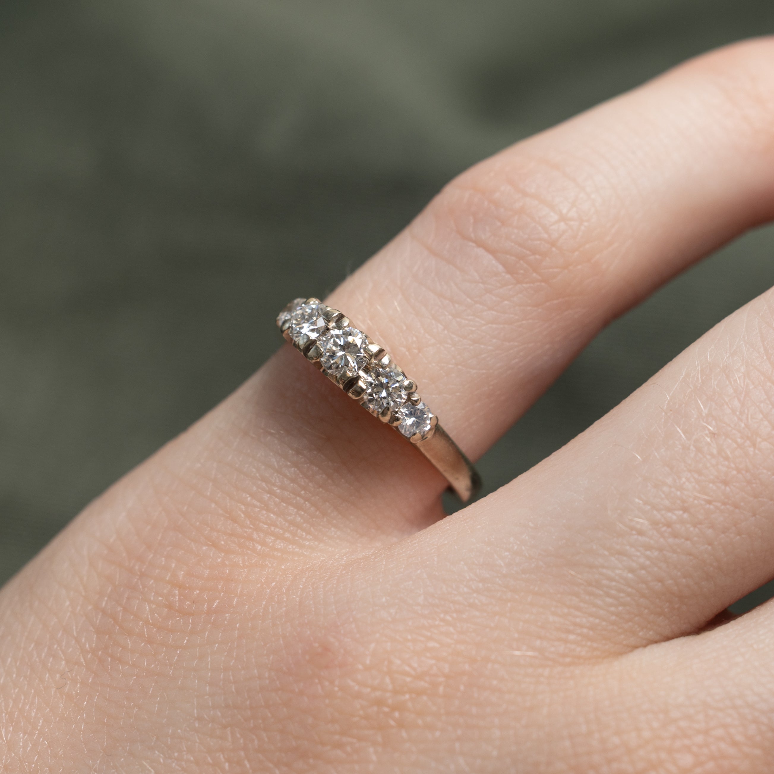 Five Stone Diamond Ring | 0.23ctw | SZ 4.25