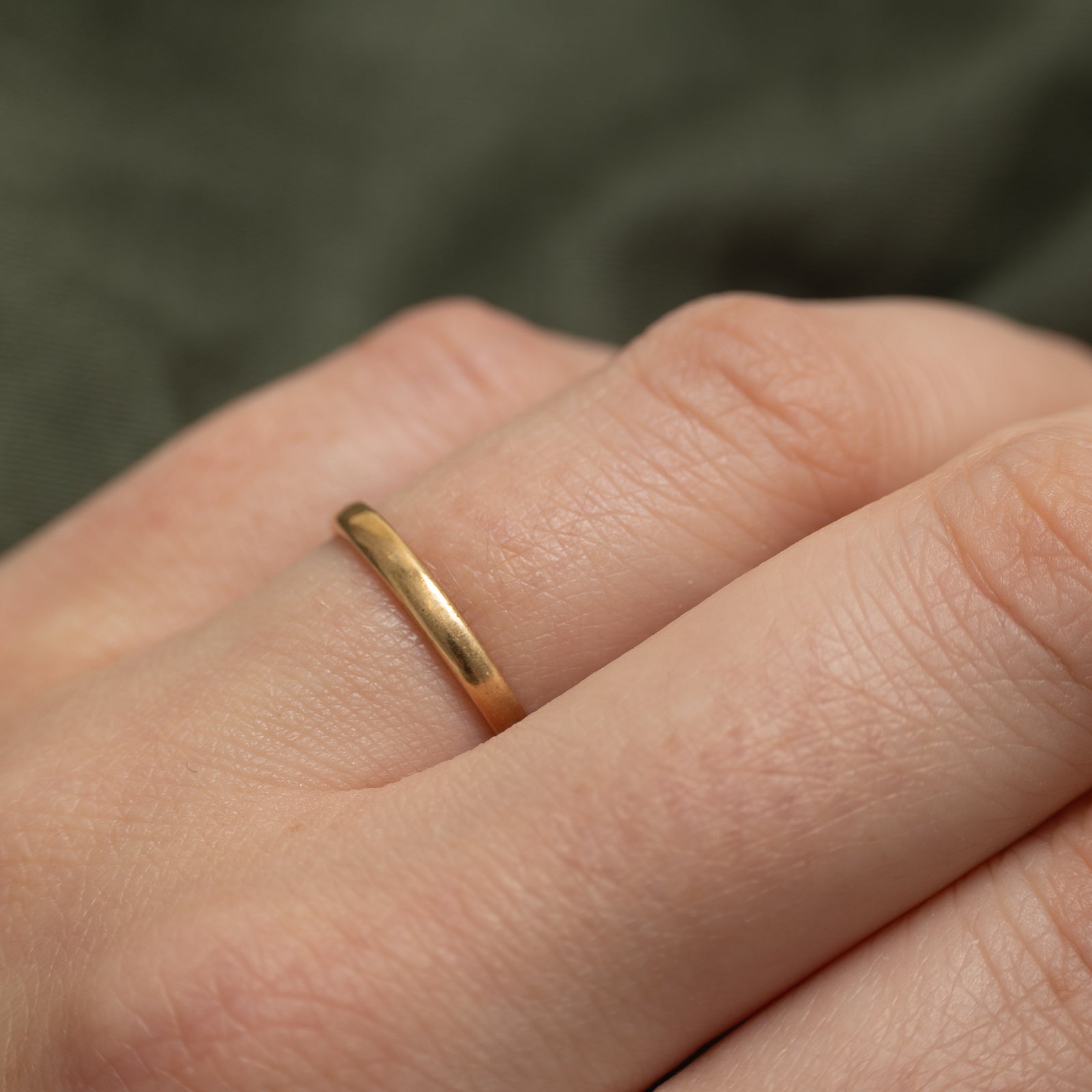 14k Yellow Gold Thin Band | 2.20mm | SZ 6