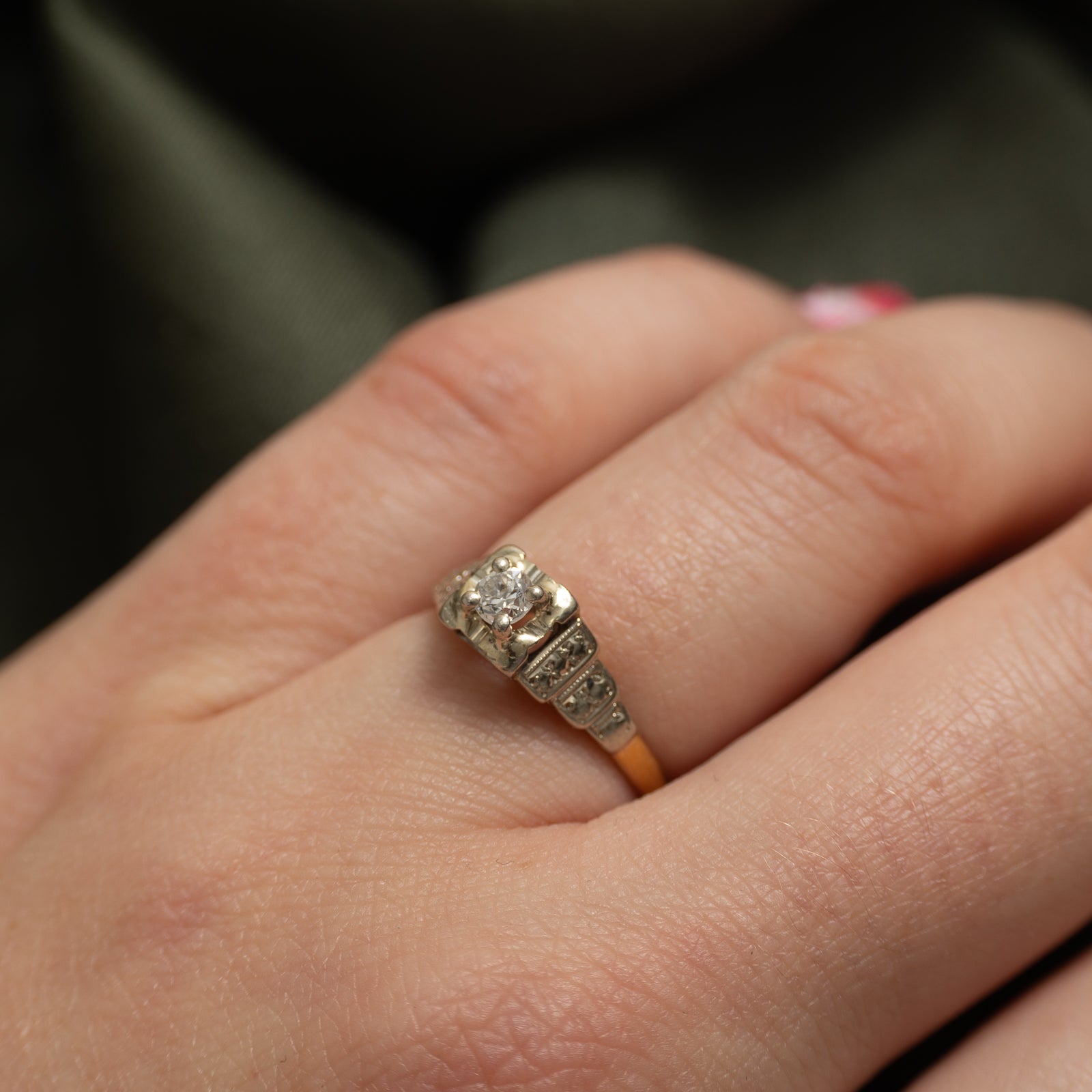 Transitional Brilliant Cut Diamond Ring | 0.13ct | SZ 5