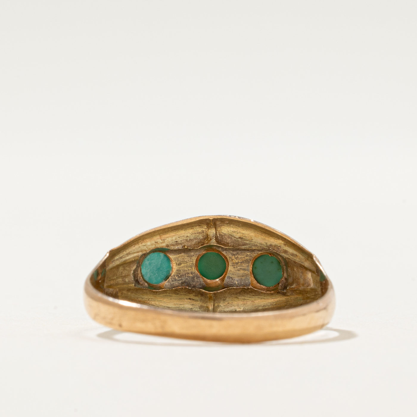 1957 Helsinki Turquoise Ring | 0.11ctw | SZ 6.25