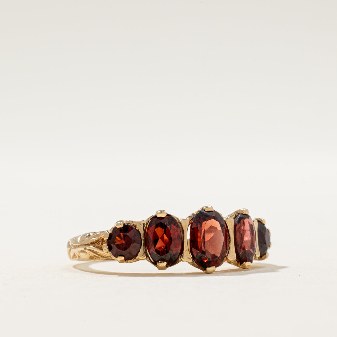 1996 Birmingham Five Stone Garnet Ring | 2.50ctw | SZ 8.5
