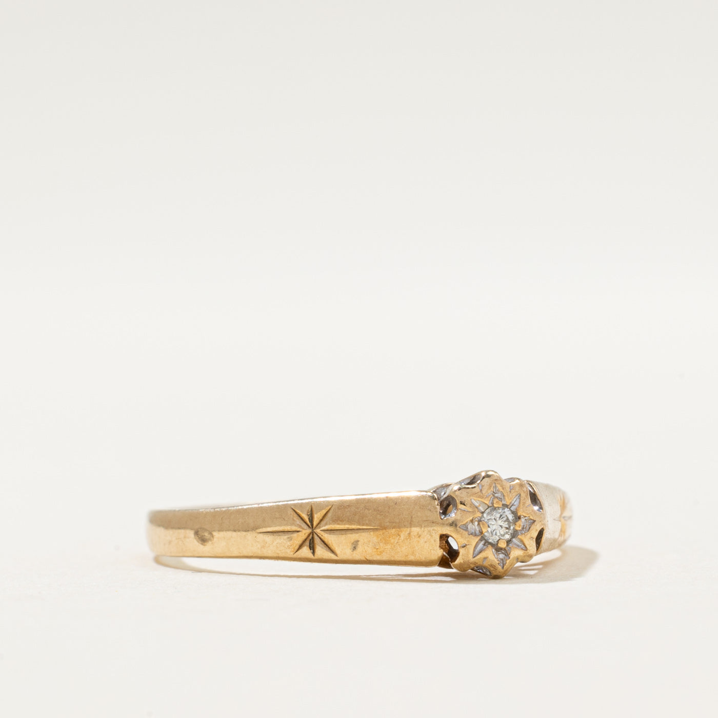 1987 London Diamond Ring | 0.01ct | SZ 8