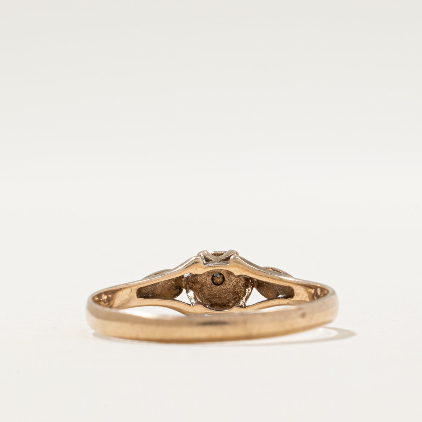 1981 Birmingham Diamond Engraved Ring | 0.01ct | SZ 9