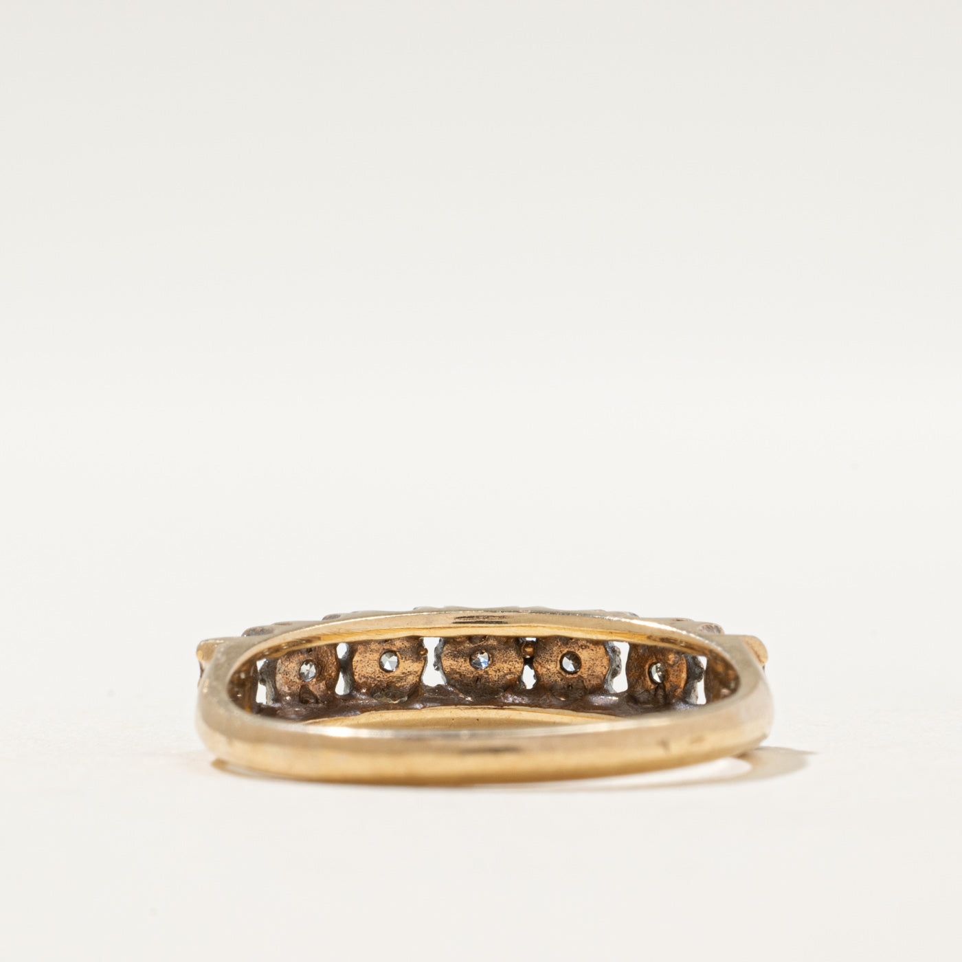 1975 Birmingham Semi Eternity Diamond Ring | 0.05ctw | SZ 7.25