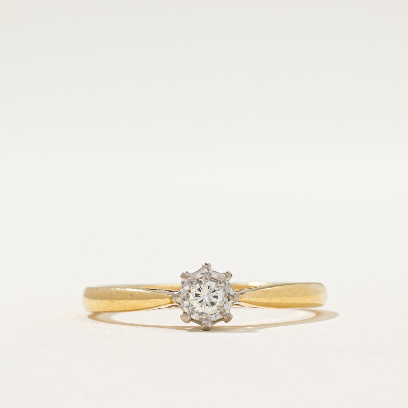 1968 London Diamond Engagement Ring | 0.08ct | SZ 6.5