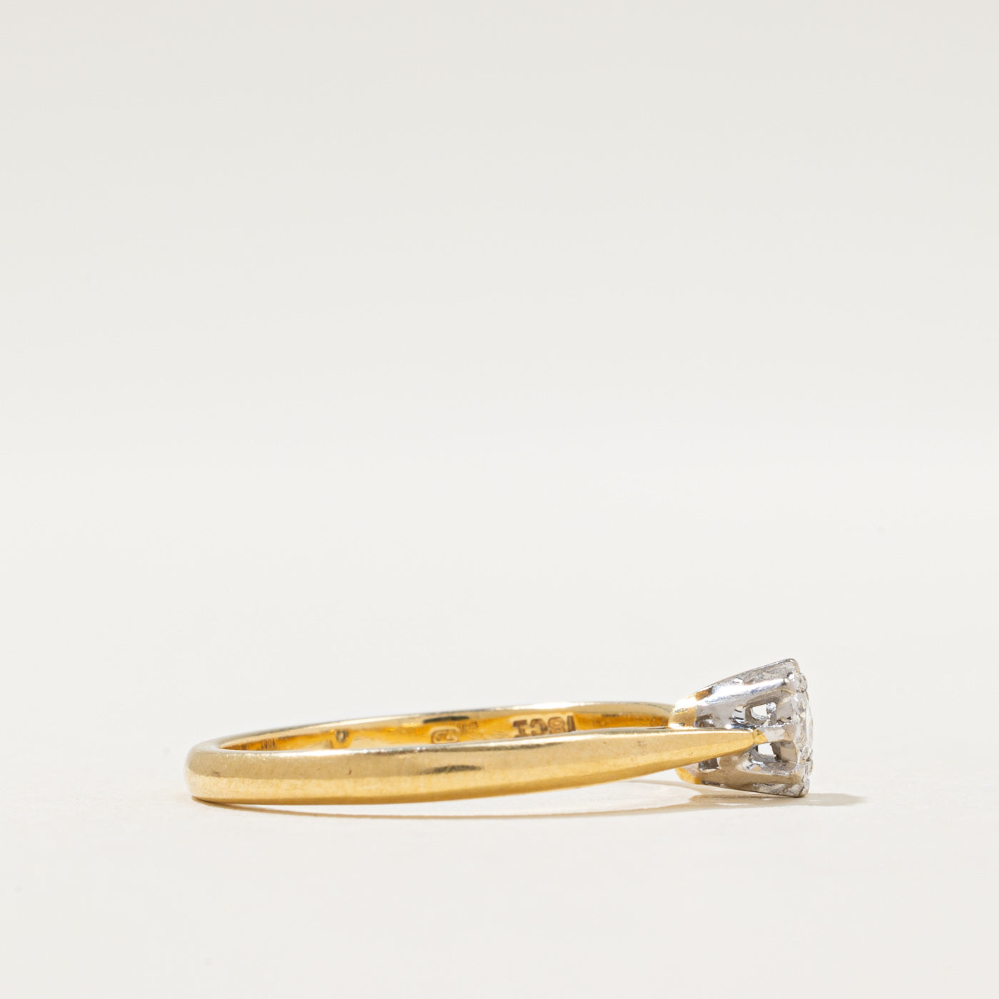 1968 London Diamond Engagement Ring | 0.08ct | SZ 6.5