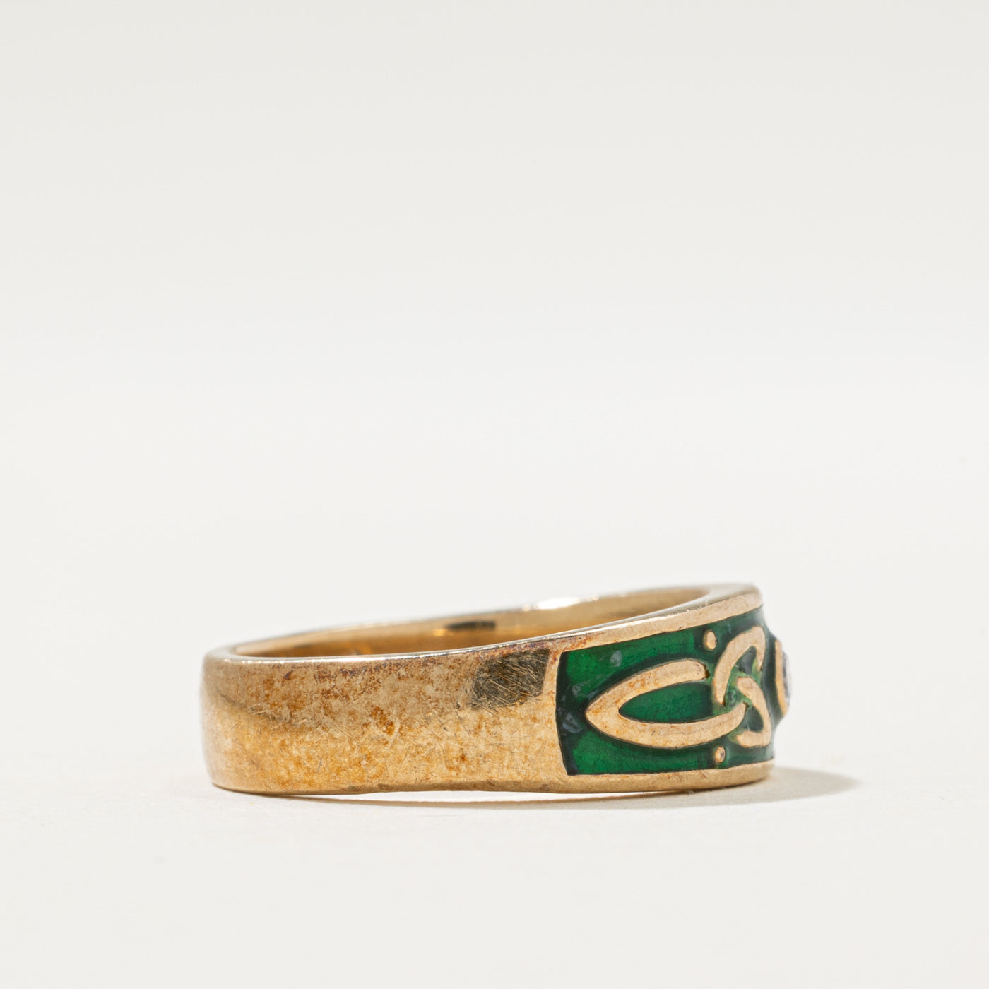 Birmingham Diamond Celtic Knot Ring | 0.03ct | SZ 5