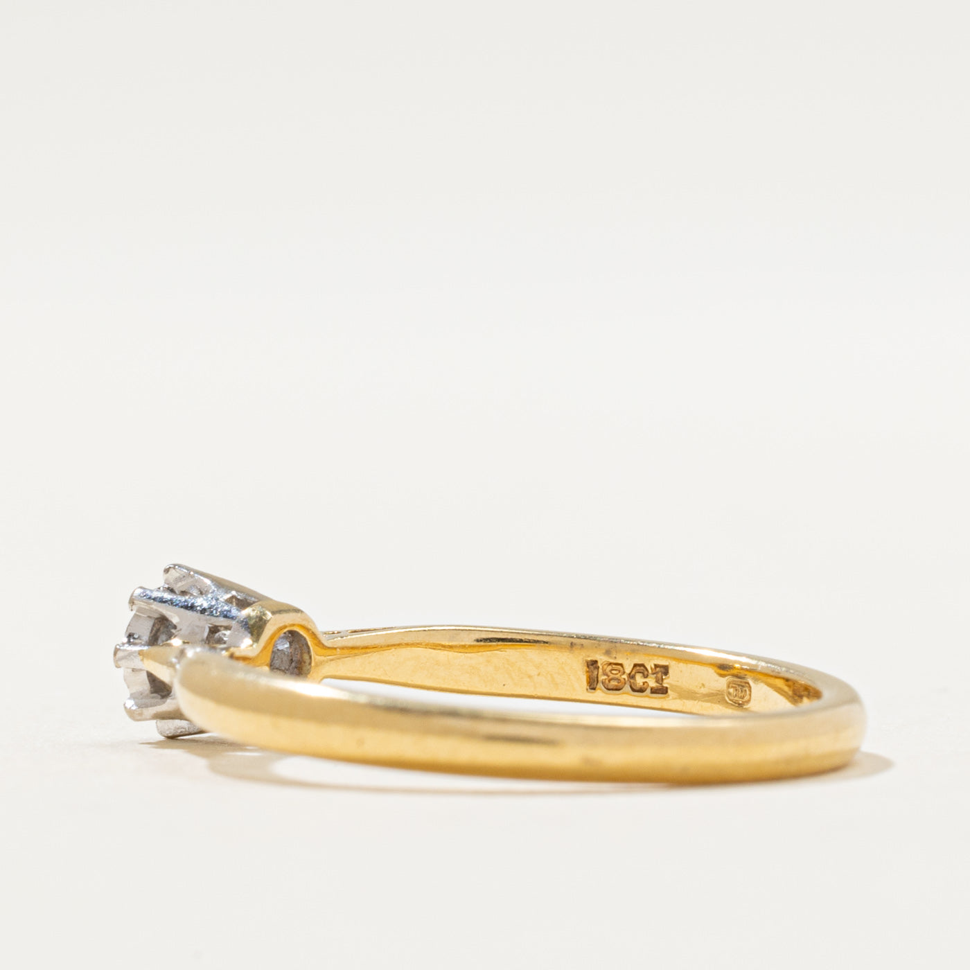 1968 London Diamond Engagement Ring | 0.08ct | SZ 6.5
