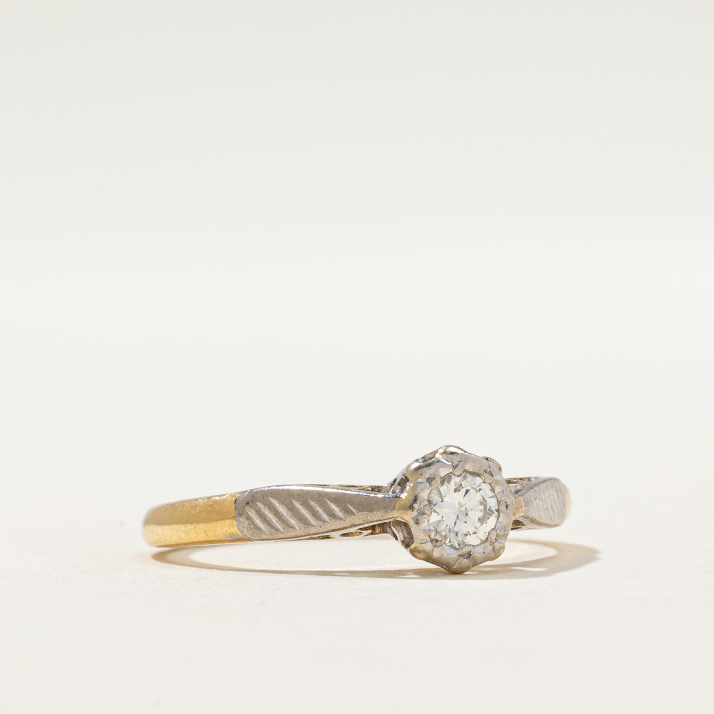 1961 Birmingham Diamond Engagement Ring | 0.10ct | SZ 4.5