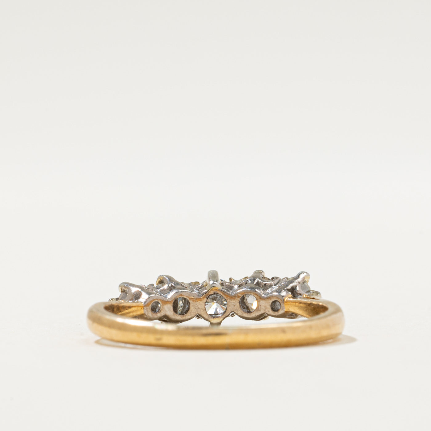 1967 London Five Stone Diamond Ring | 0.50ctw | SZ 6.5
