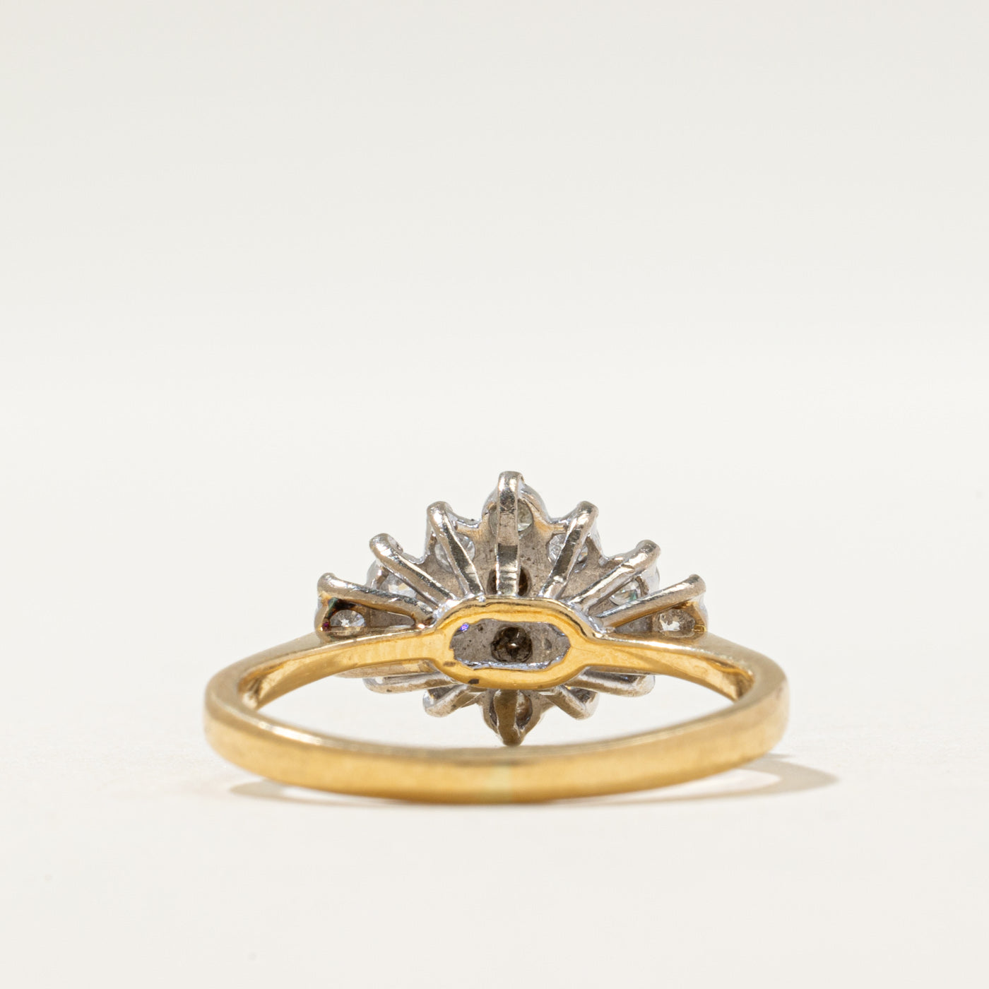 1982 London Diamond Cluster Ring | 0.44ctw | SZ 5