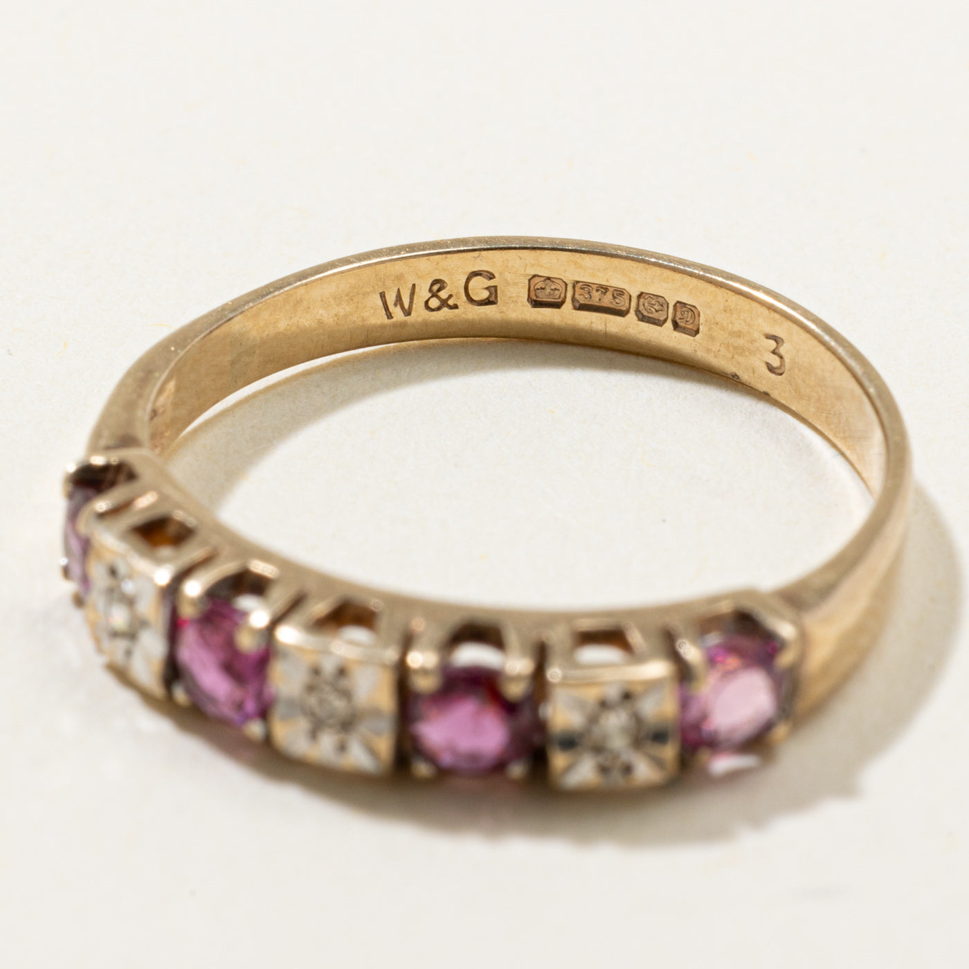1978 Birmingham Ruby & Diamond Ring | 0.44ctw, 0.02ctw | SZ 8.25