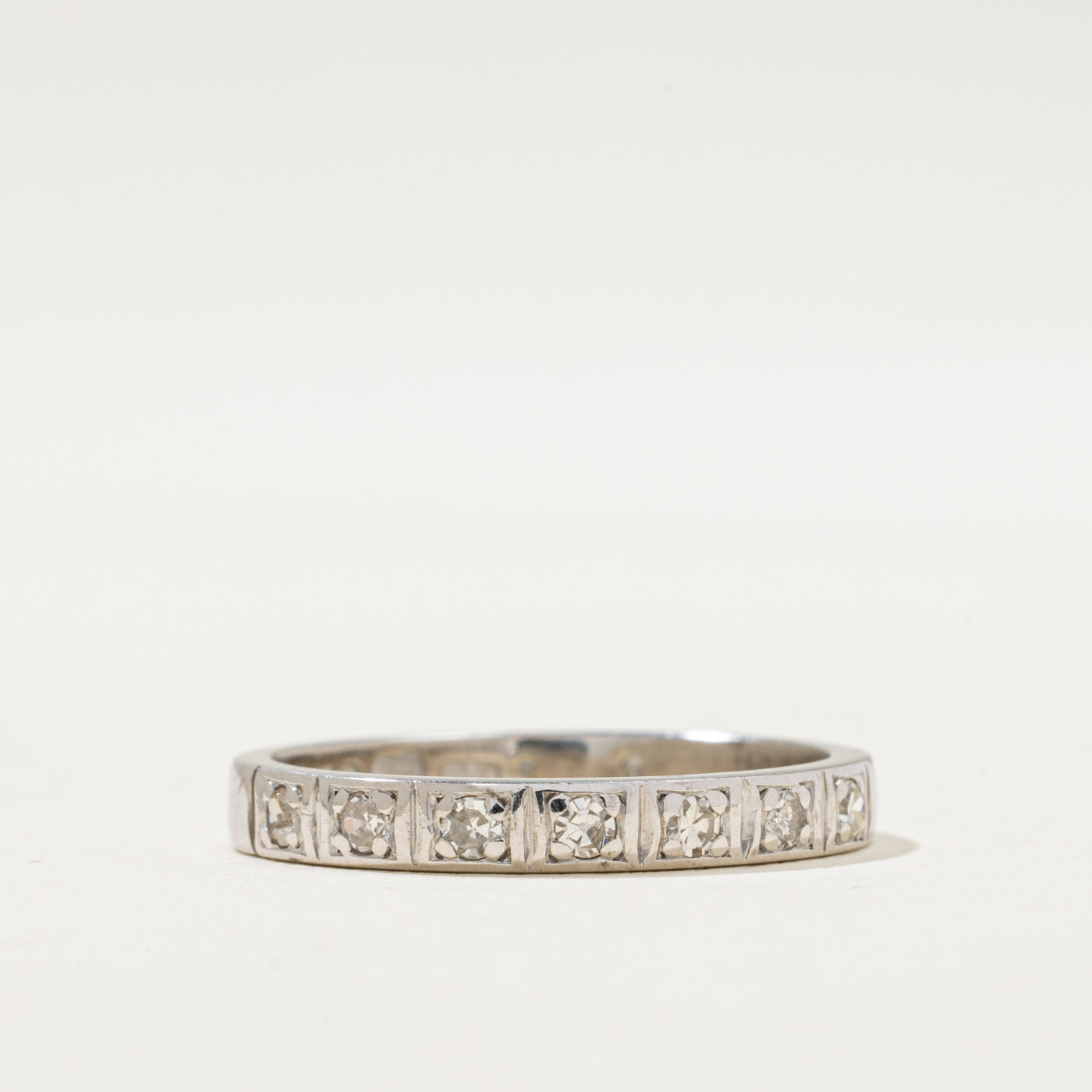 Swedish Semi Eternity Diamond Band | 0.15ctw | SZ 6.75