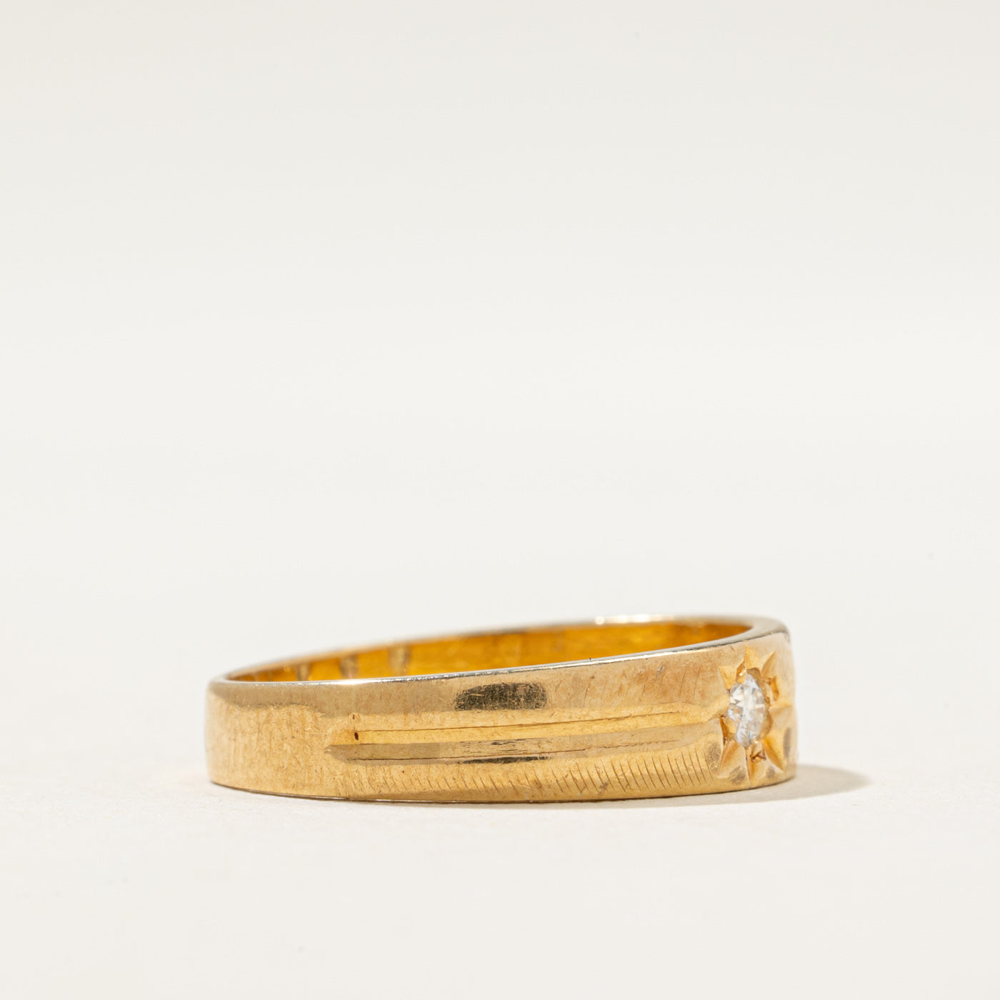 1991 London Three Stone Diamond Band | 0.12ctw | SZ 5.75