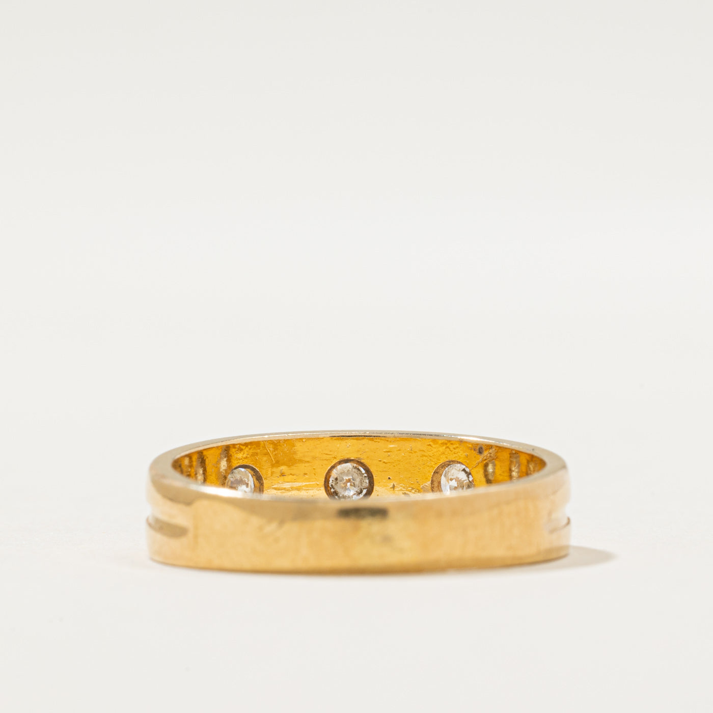 1991 London Three Stone Diamond Band | 0.12ctw | SZ 5.75
