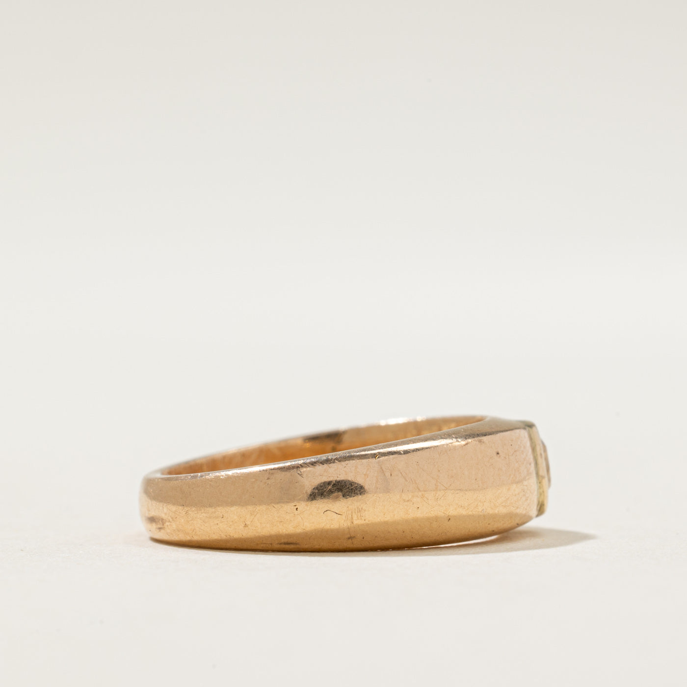 Old European Cut Bezel Set Diamond Band | 0.34ct | SZ 6.75