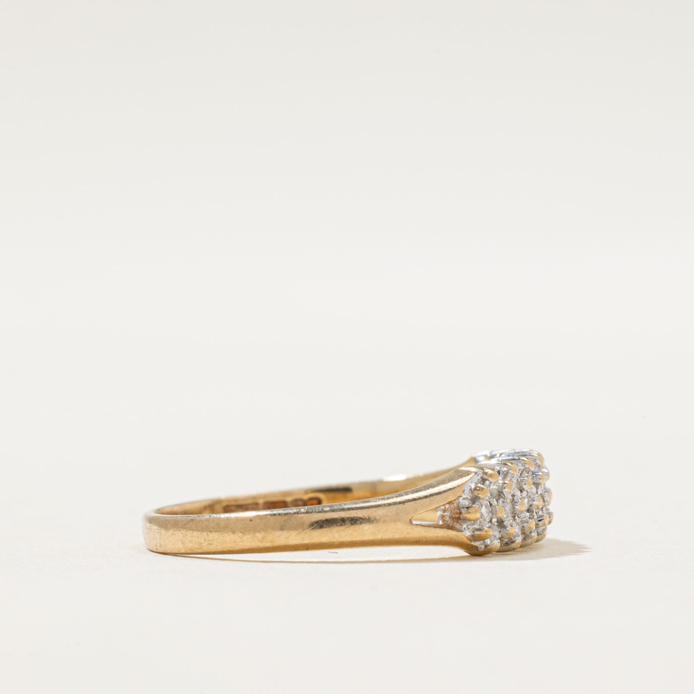 1991 London Multi Row Diamond Ring | 0.12ctw | SZ 6.5