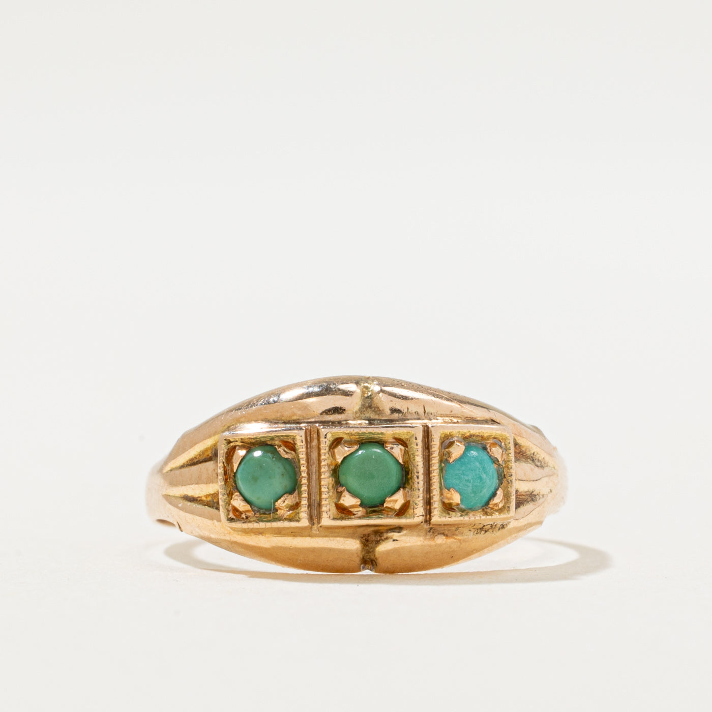 1957 Helsinki Turquoise Ring | 0.11ctw | SZ 6.25