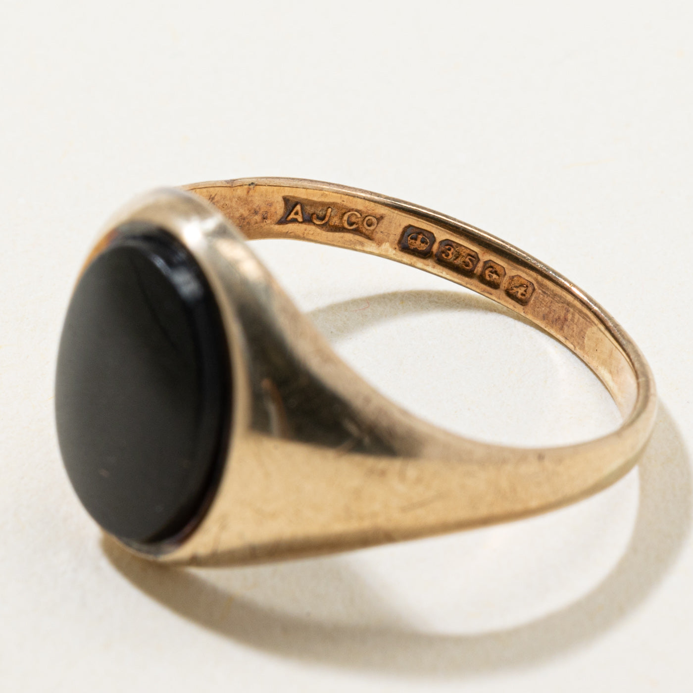 1975 Birmingham Onyx Ring | 1.00ct | SZ 5