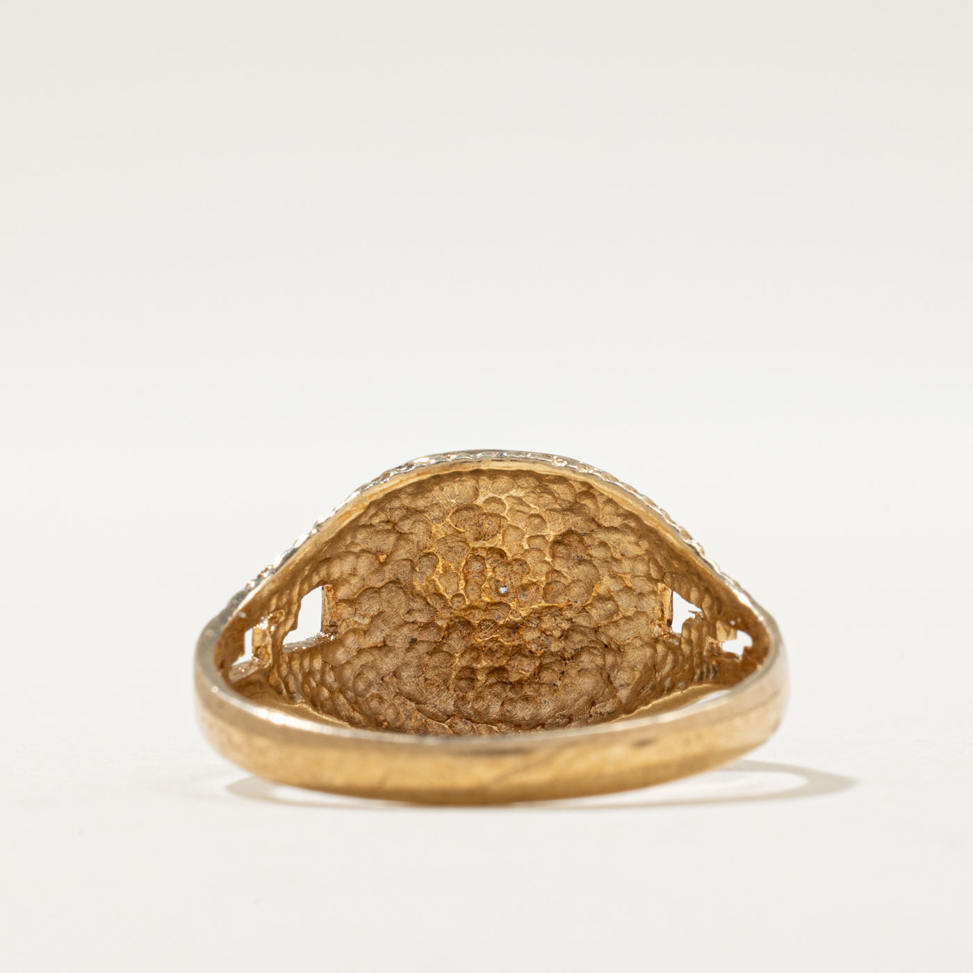 Bague sertie de diamants Birmingham Star de 1990 | 0,01 ct | Taille 11