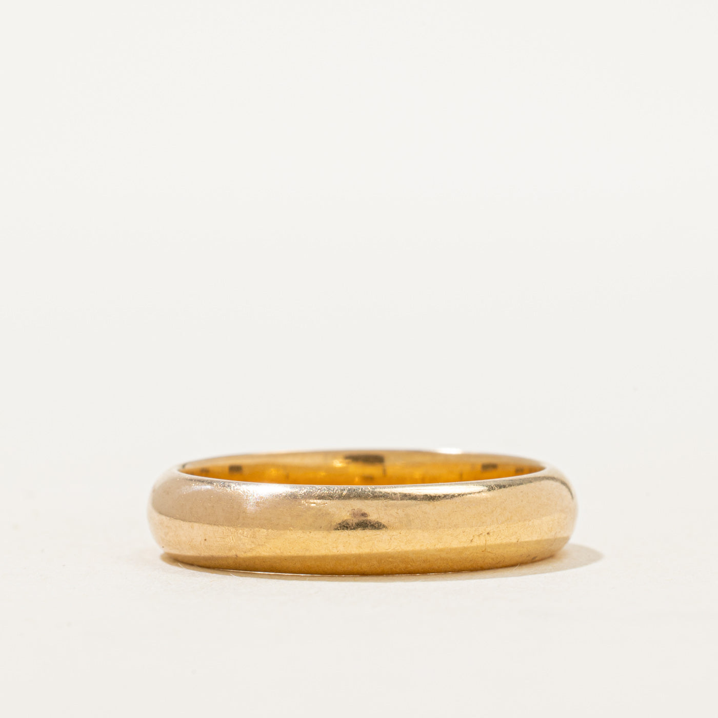 Vintage Italian 18k Band | 4.60mm | SZ 9