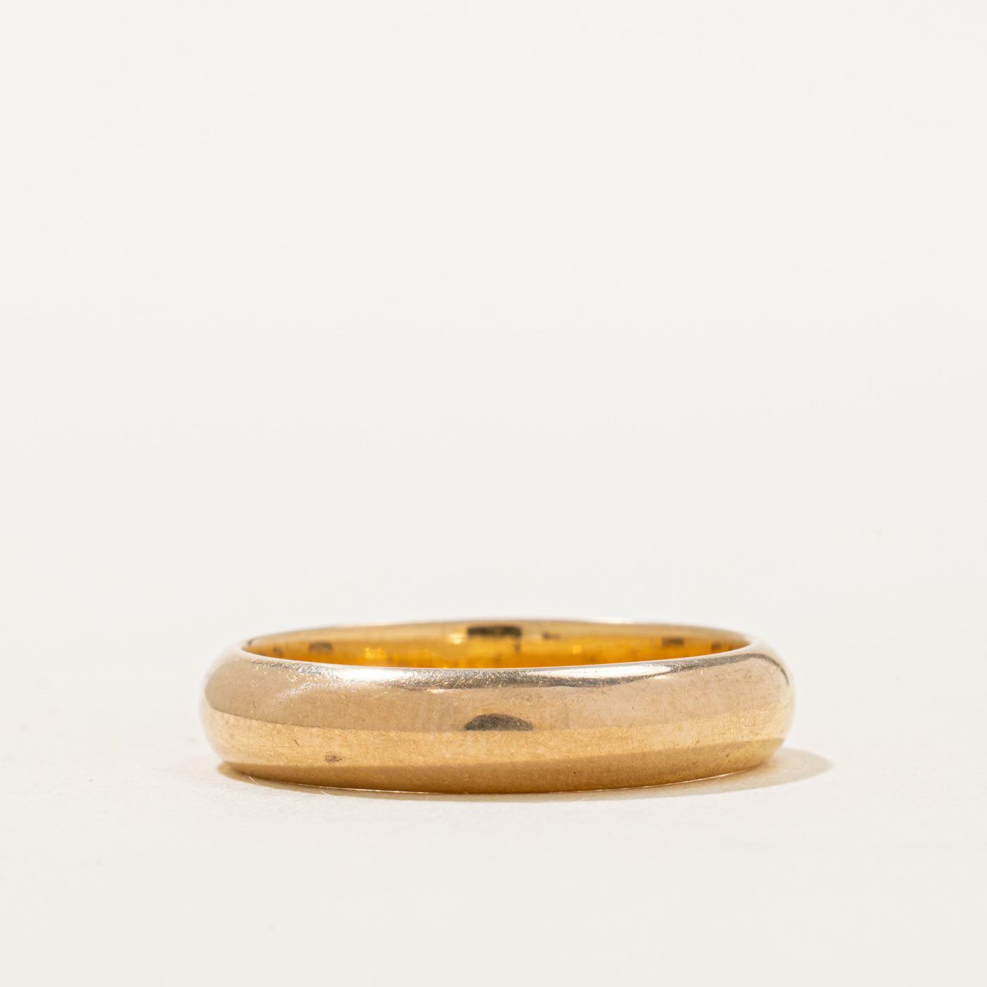 Vintage Italian 18k Band | 4.60mm | SZ 9