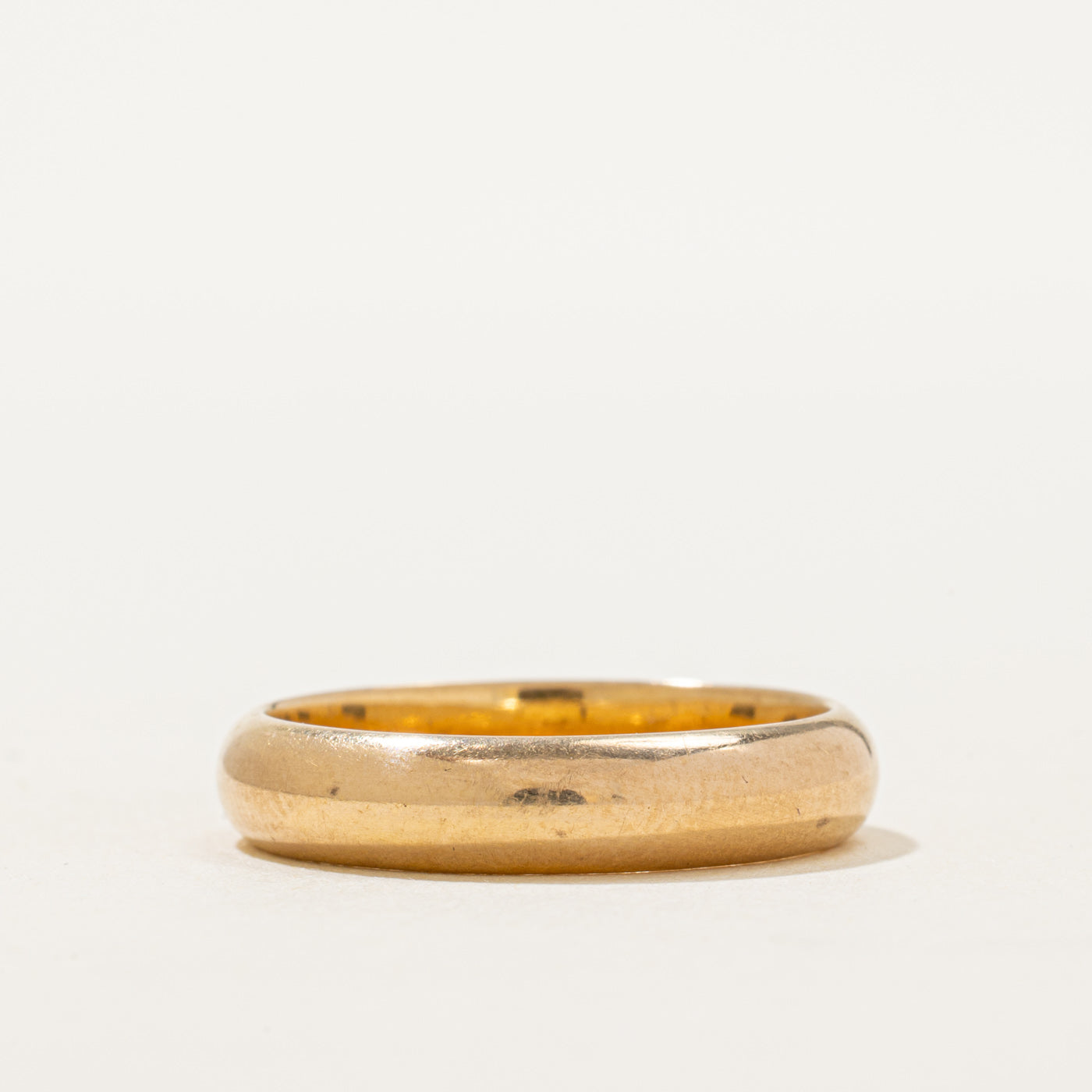 Vintage Italian 18k Band | 4.60mm | SZ 9
