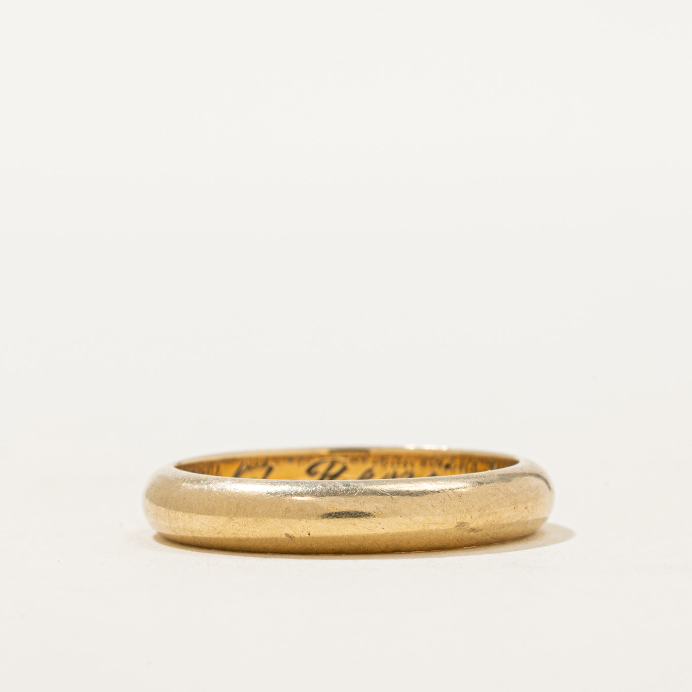 Dutch Hallmarked 14k Yellow Gold Band | 3.55mm | SZ 6.5