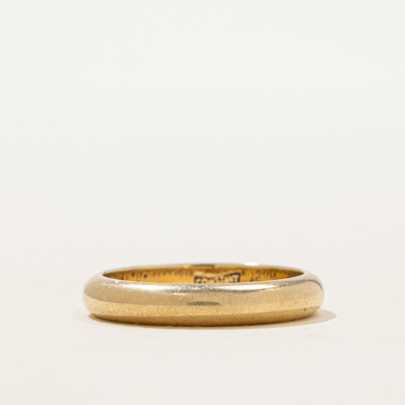 Dutch Hallmarked 14k Yellow Gold Band | 3.55mm | SZ 6.5