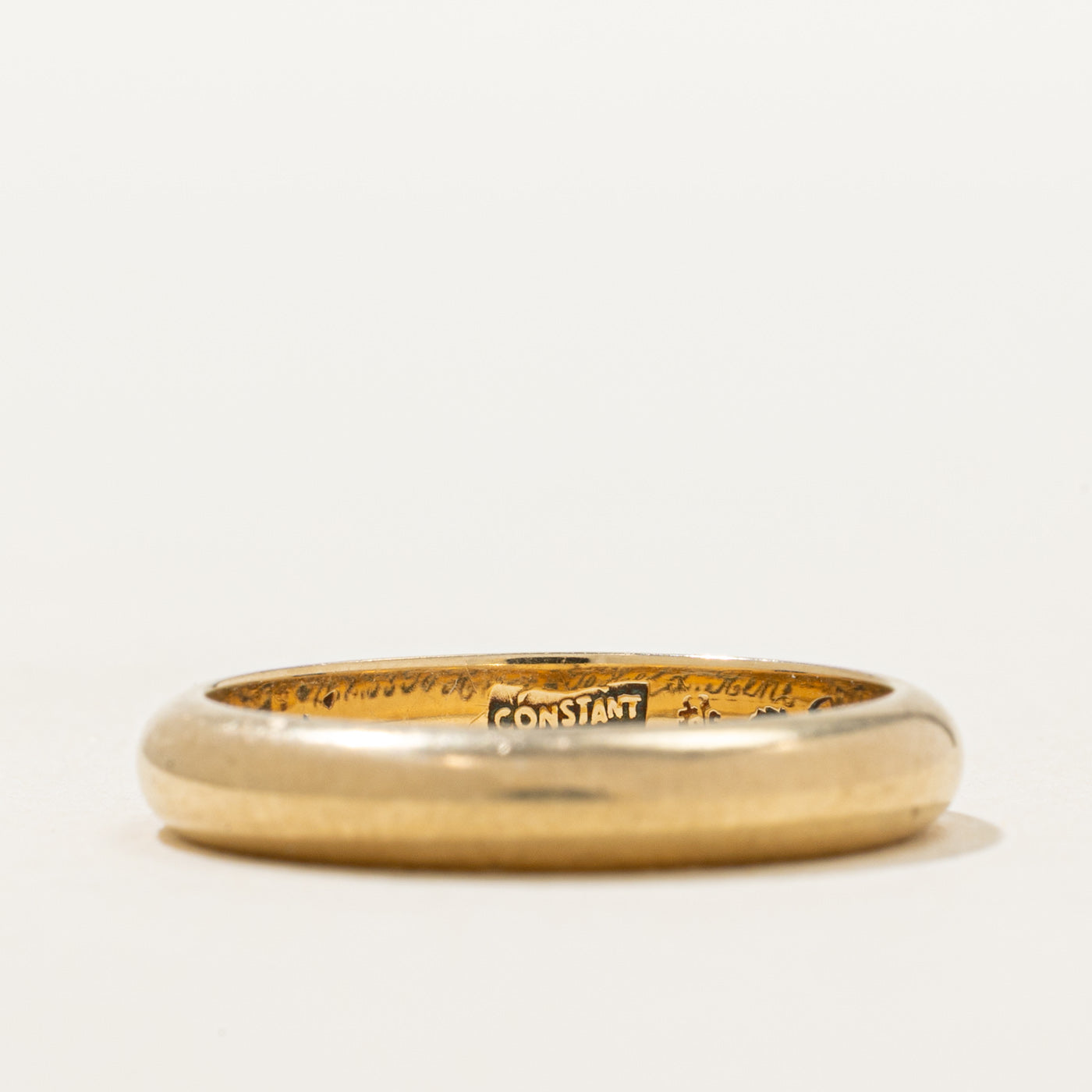 Dutch Hallmarked 14k Yellow Gold Band | 3.55mm | SZ 6.5