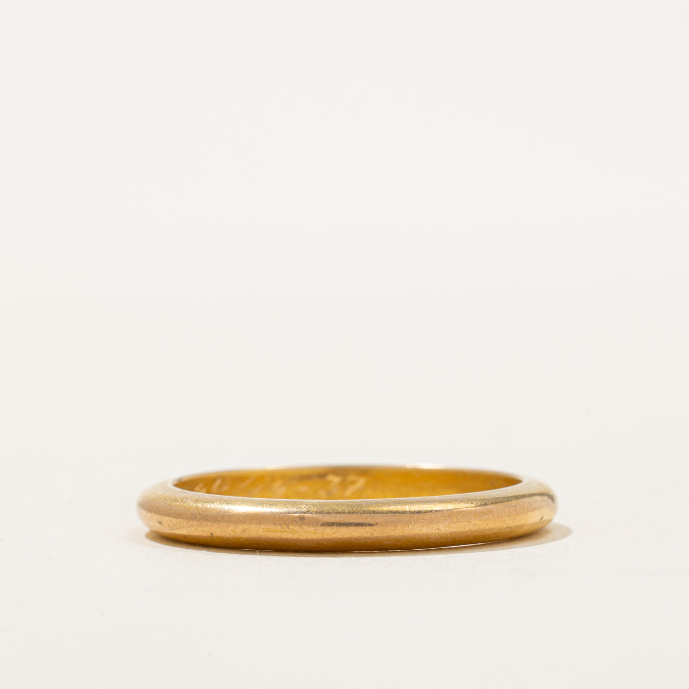 1937 Helsinki 18k Yellow Gold Band | 3.05mm | SZ 11.5